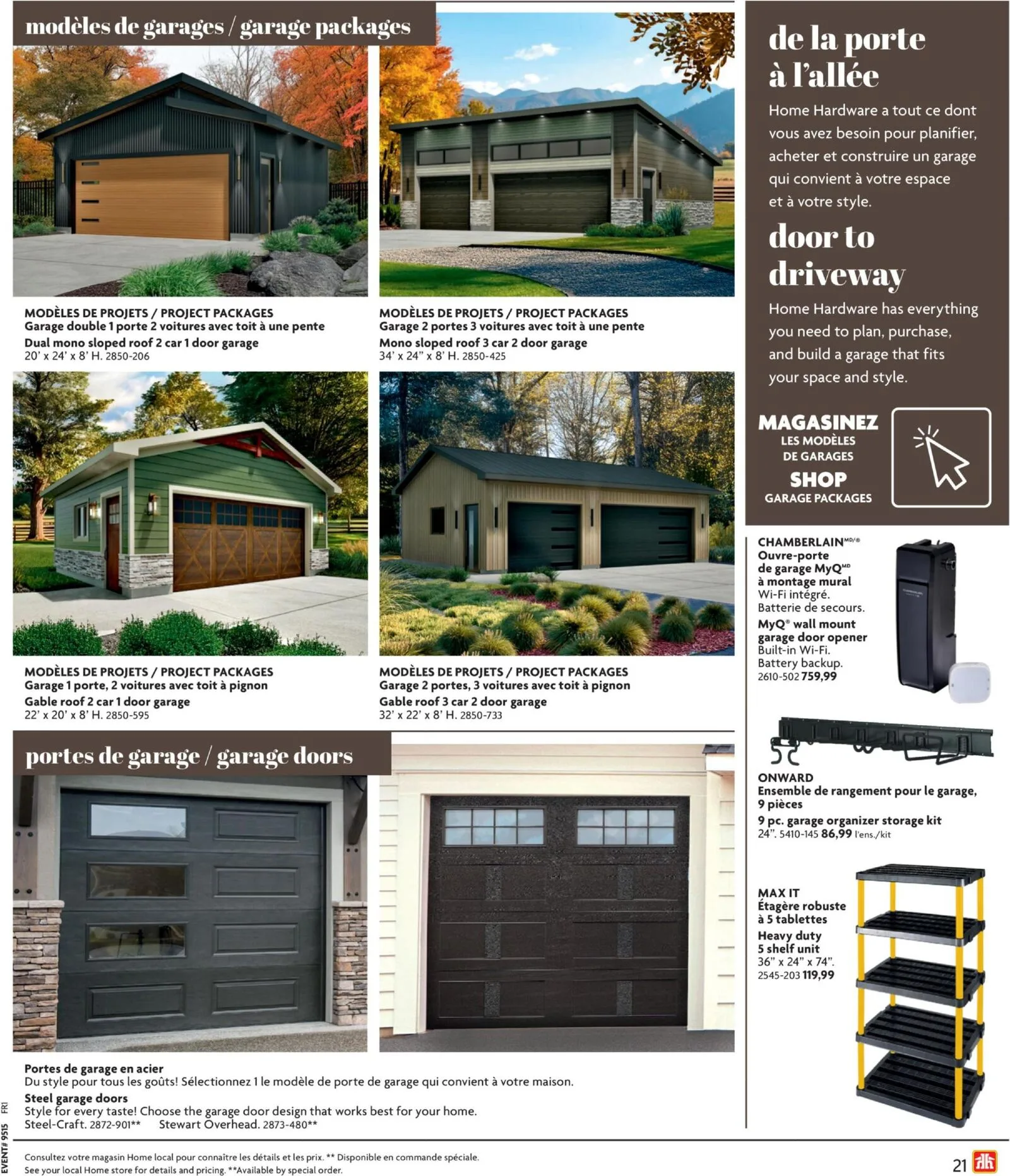 Page 21 de la Circulaire Home Hardware Guide de Construction du 9 avril au 31 juillet 2026