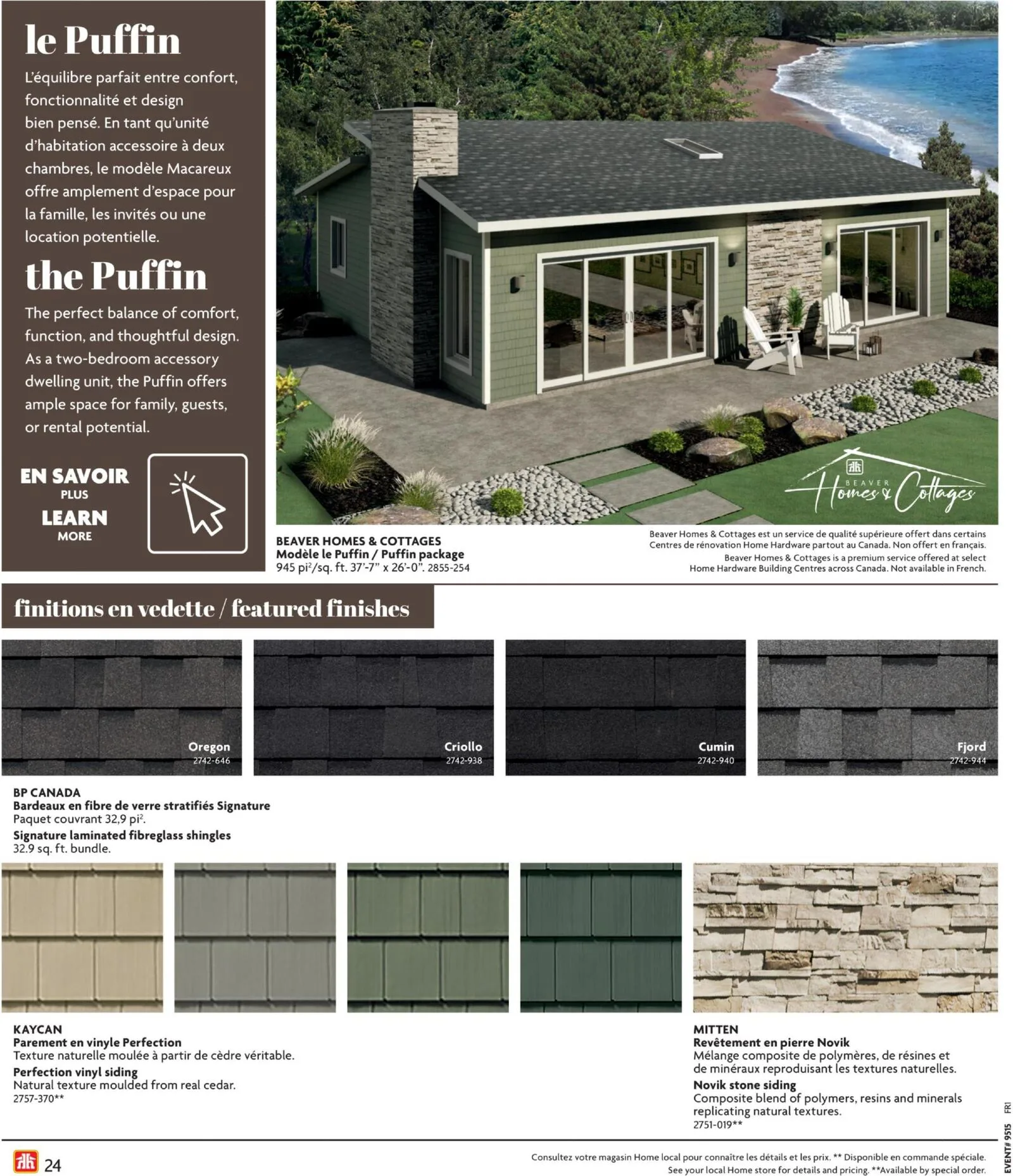 Page 24 de la Circulaire Home Hardware Guide de Construction du 9 avril au 31 juillet 2026