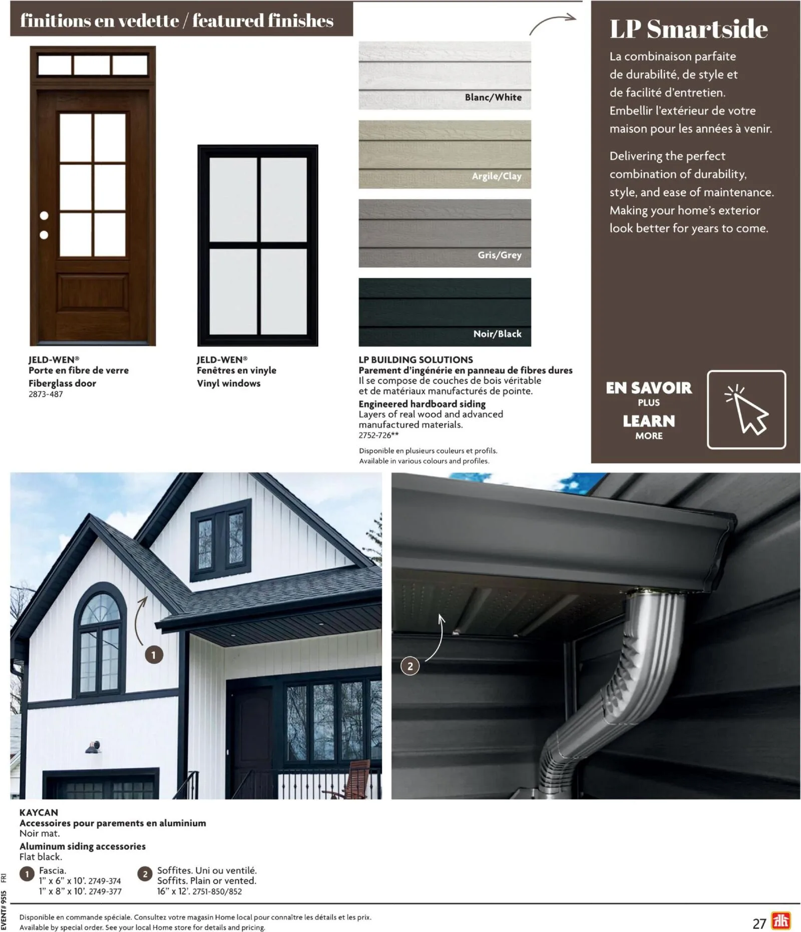 Page 27 de la Circulaire Home Hardware Guide de Construction du 9 avril au 31 juillet 2026