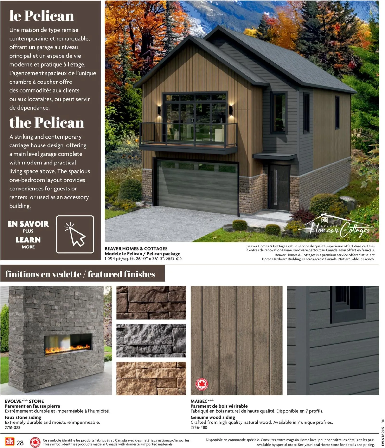 Page 28 de la Circulaire Home Hardware Guide de Construction du 9 avril au 31 juillet 2026