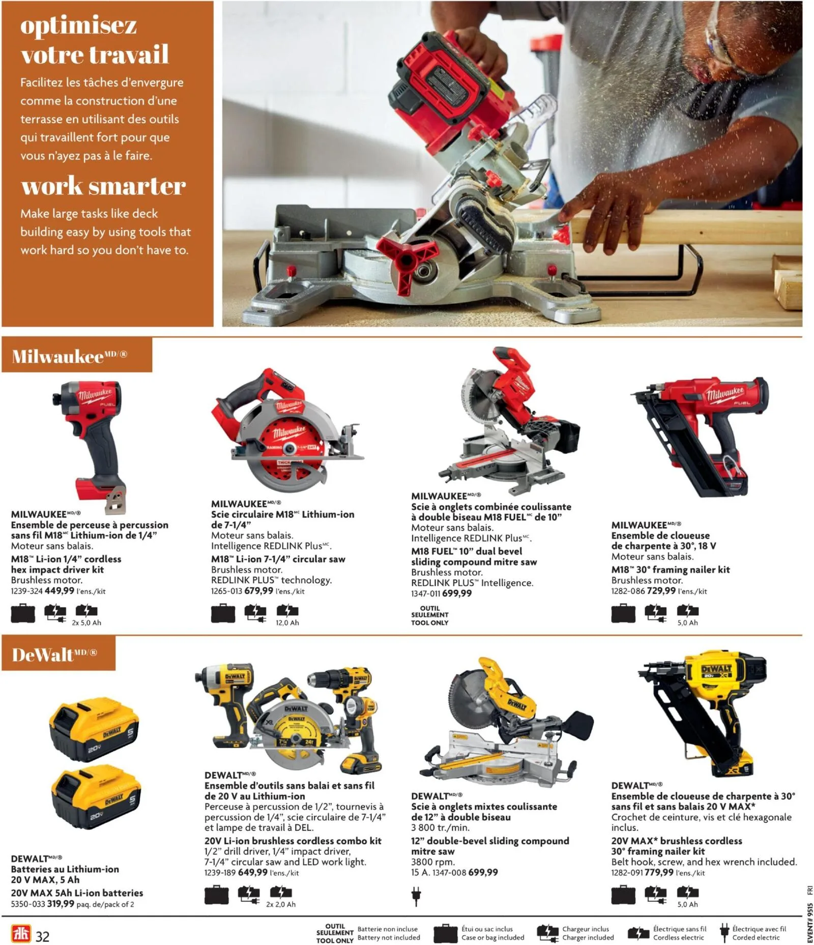 Page 32 de la Circulaire Home Hardware Guide de Construction du 9 avril au 31 juillet 2026