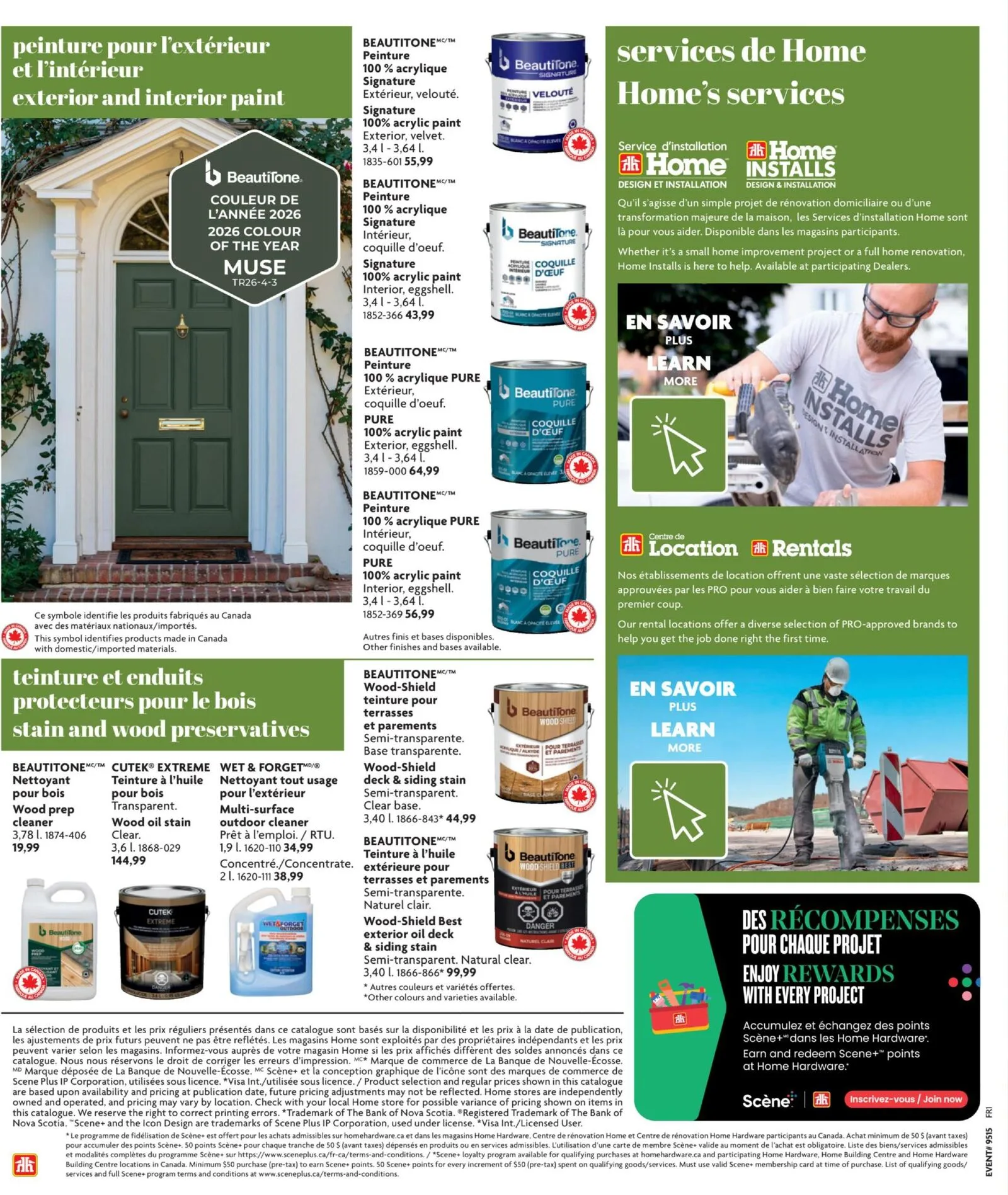 Page 36 de la Circulaire Home Hardware Guide de Construction du 9 avril au 31 juillet 2026