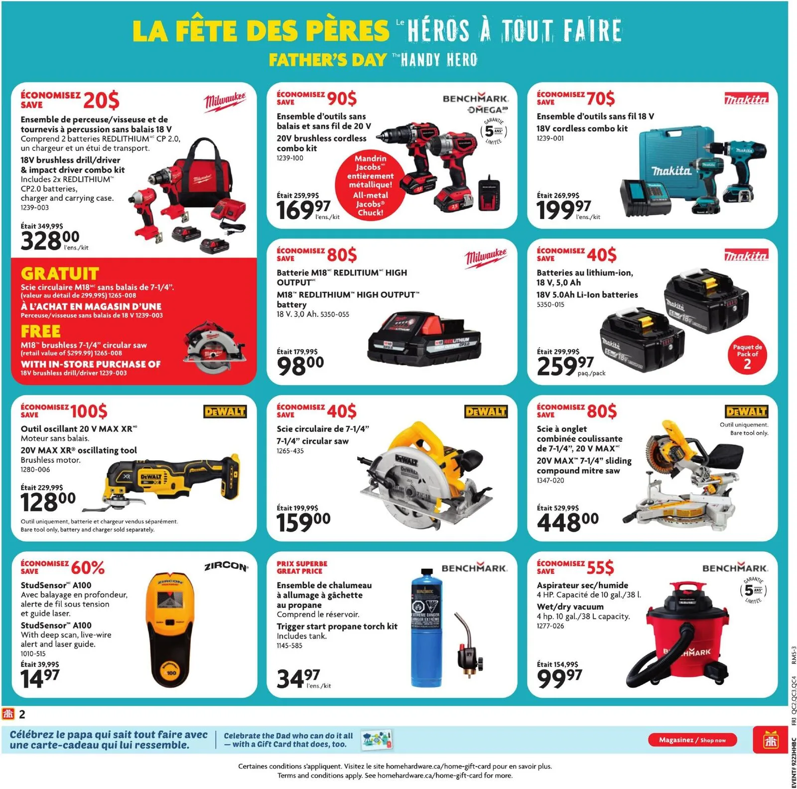 Page 3 de la Circulaire Home Hardware LBM du 4 au 17 juin 2026
