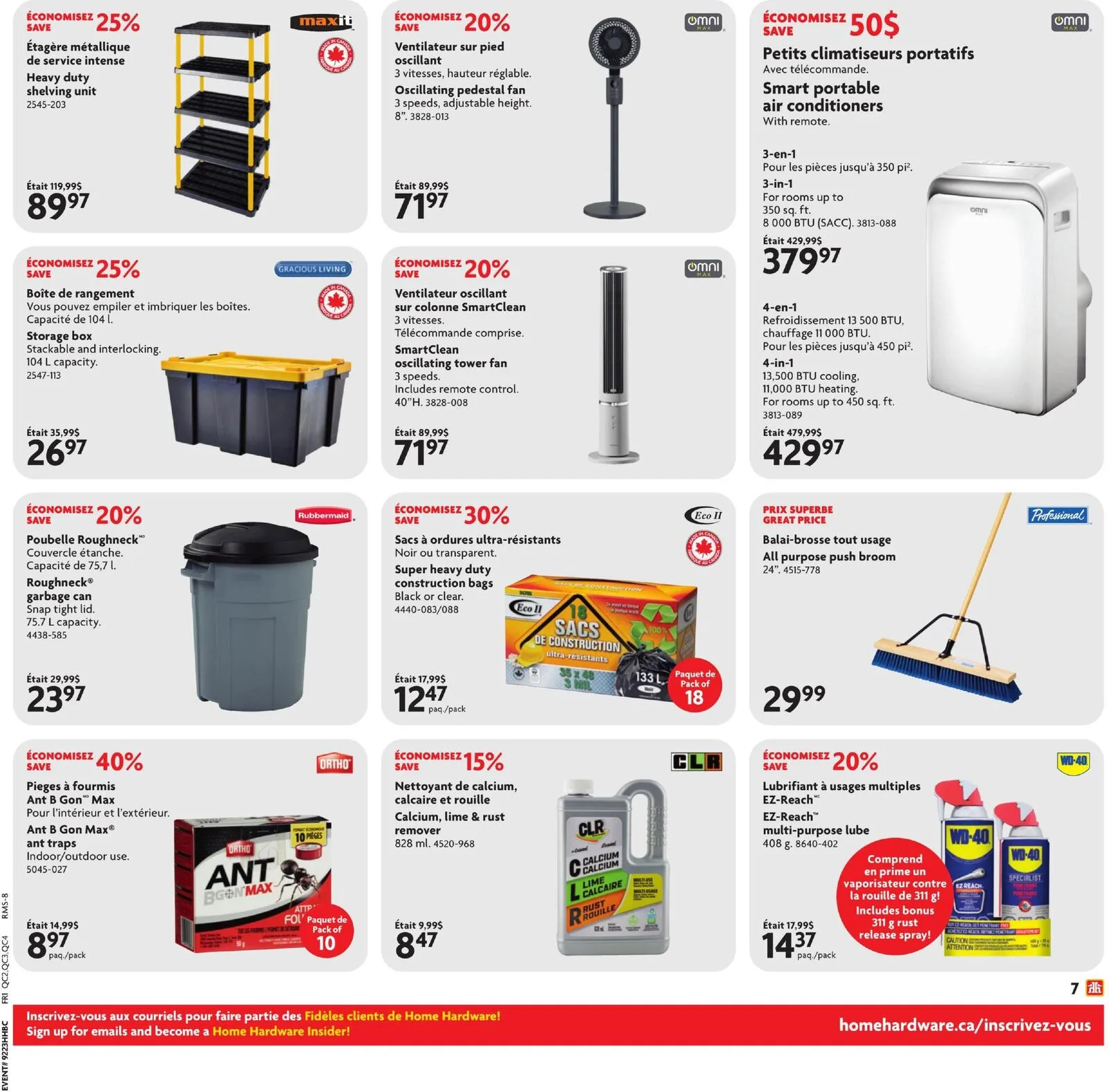 Page 8 de la Circulaire Home Hardware LBM du 4 au 17 juin 2026