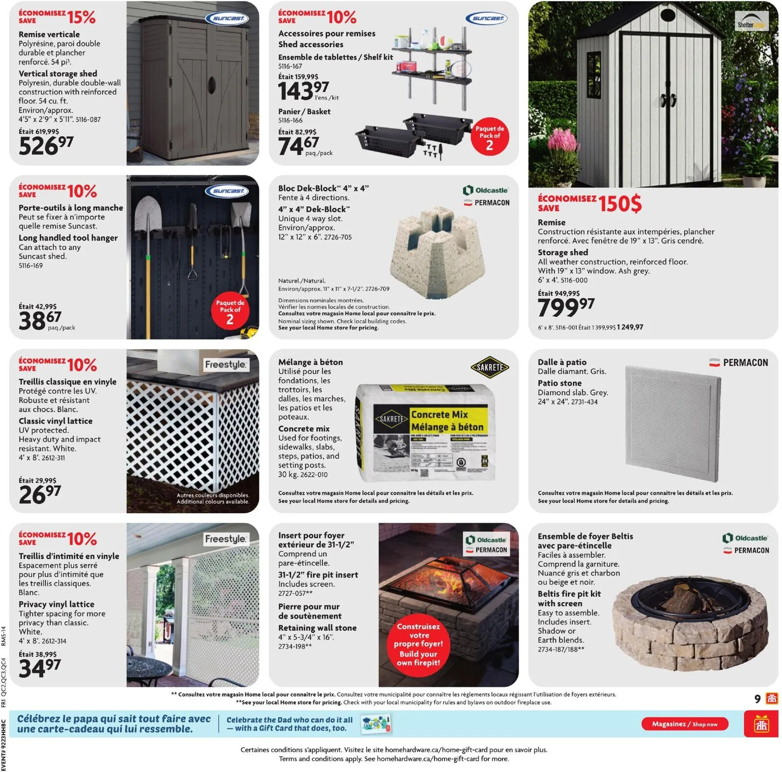 Page 10 de la Circulaire Home Hardware LBM du 4 au 17 juin 2026