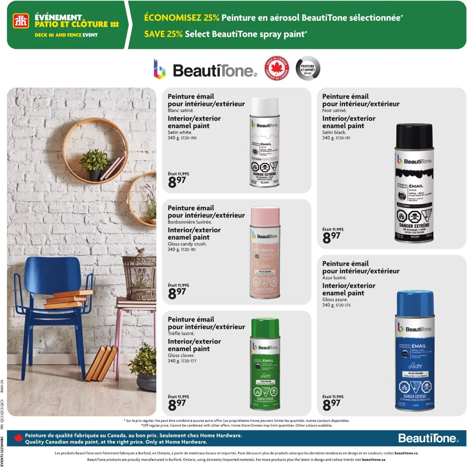Page 17 de la Circulaire Home Hardware LBM du 4 au 17 juin 2026