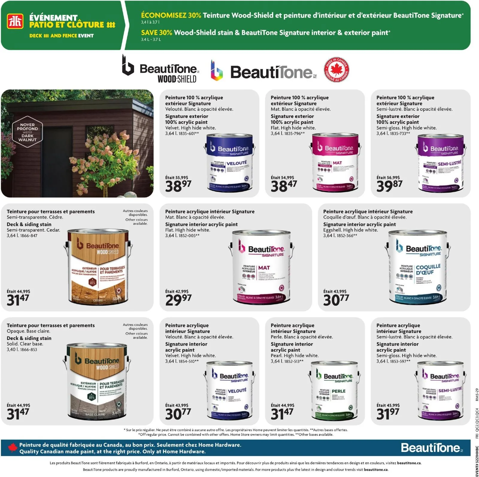 Page 18 de la Circulaire Home Hardware LBM du 4 au 17 juin 2026