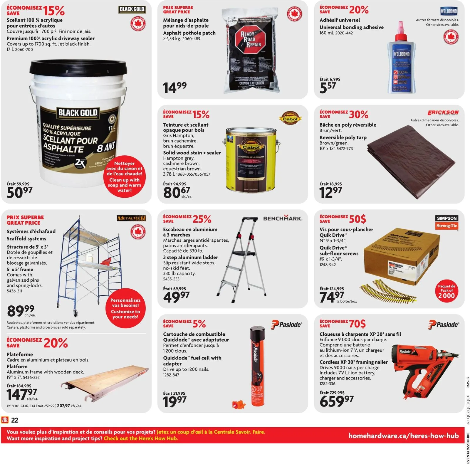 Page 24 de la Circulaire Home Hardware LBM du 4 au 17 juin 2026