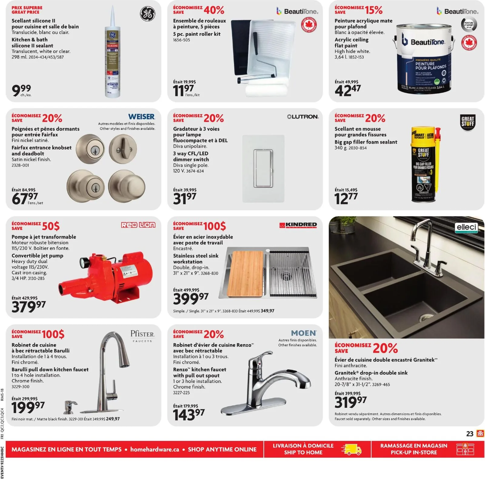 Page 25 de la Circulaire Home Hardware LBM du 4 au 17 juin 2026