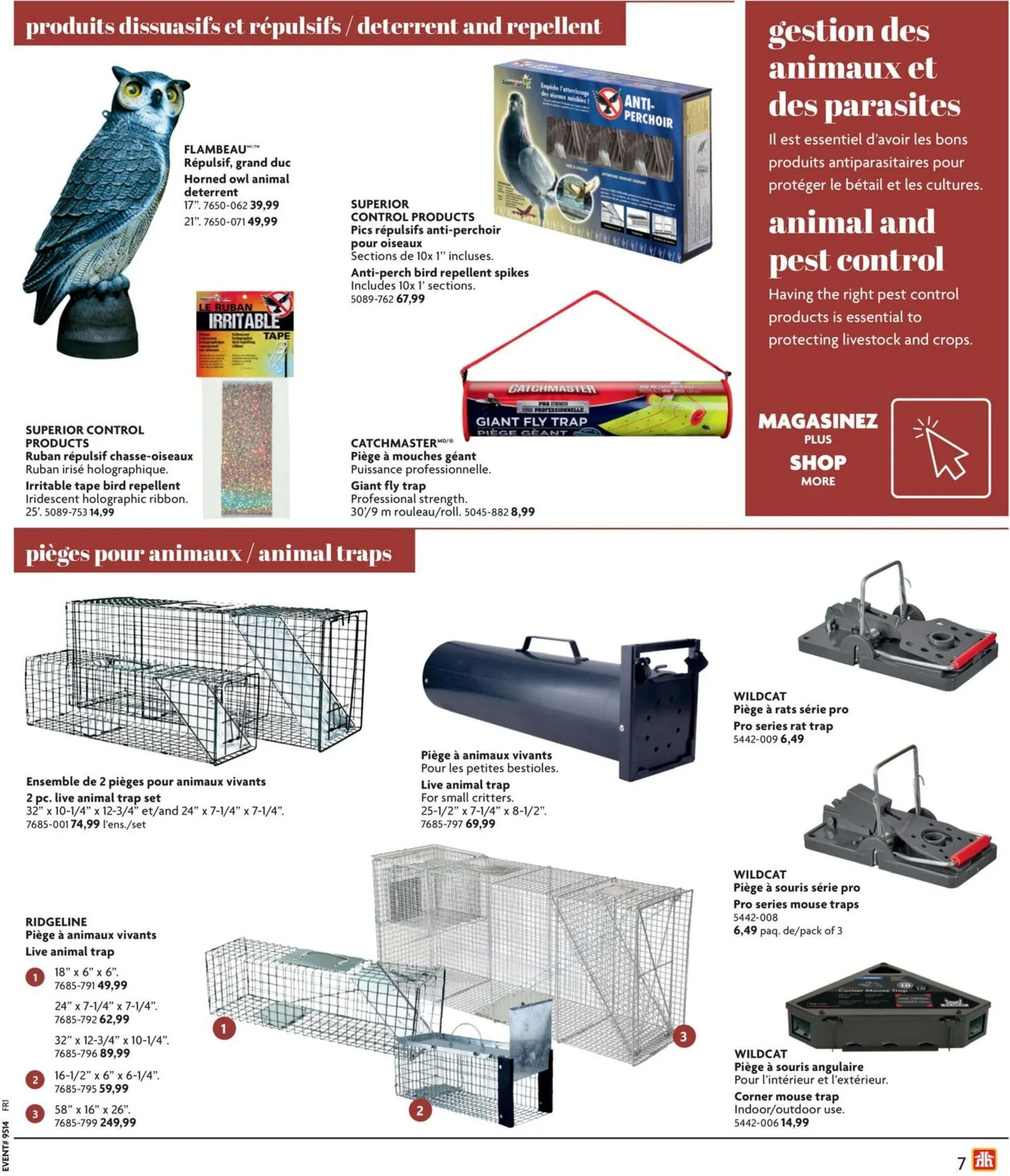 Page 7 de la Circulaire Home Hardware Vie à la ferme du 2 avril au 31 décembre 2026