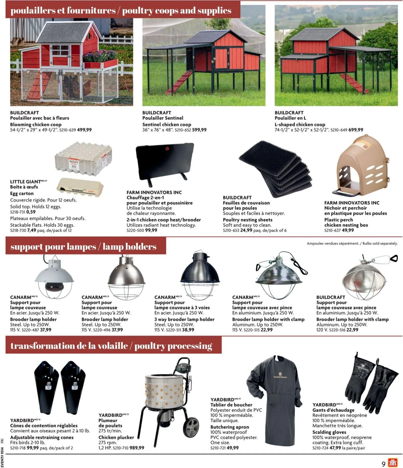 Page 9 de la Circulaire Home Hardware Vie à la ferme du 2 avril au 31 décembre 2026