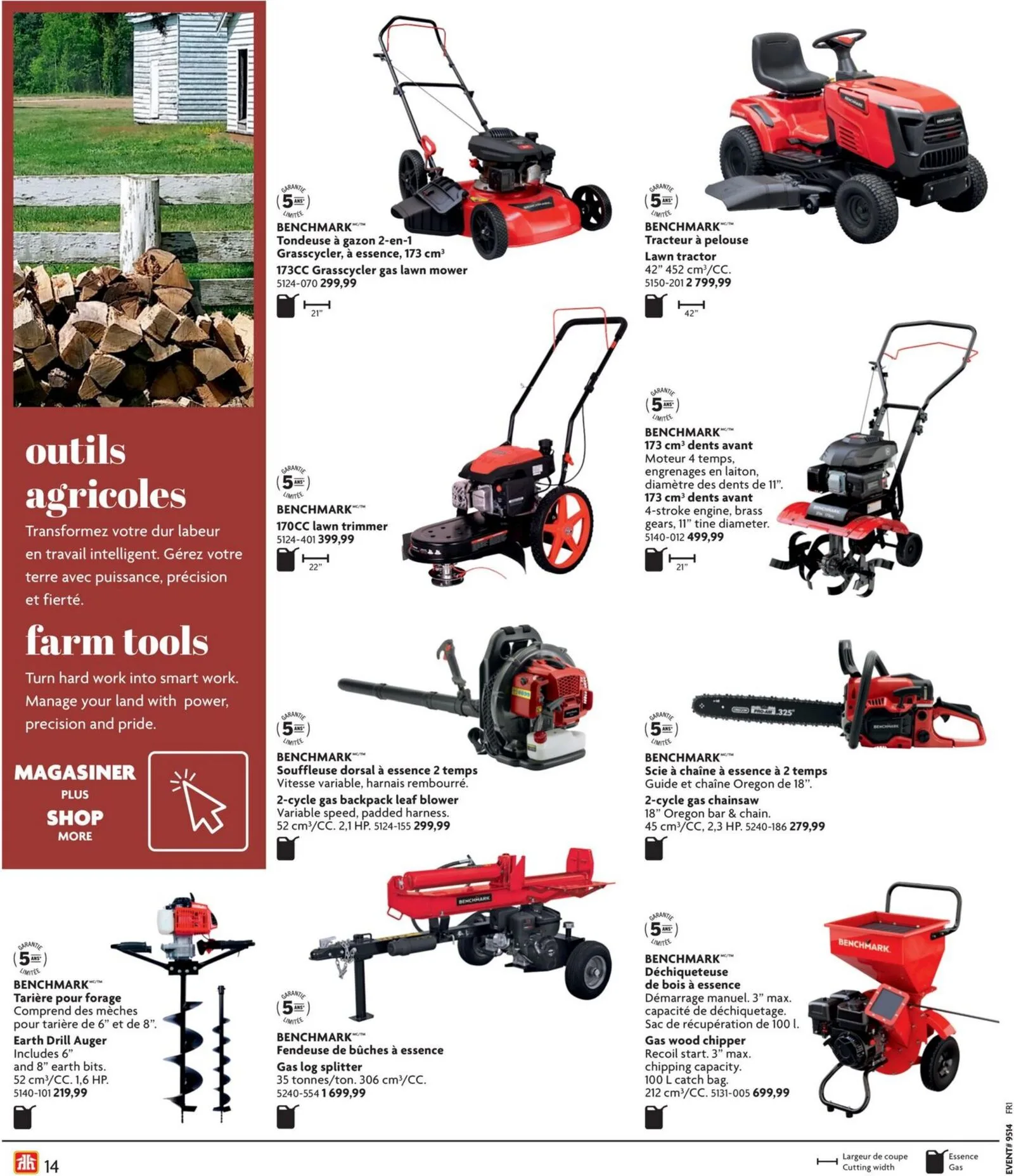 Page 14 de la Circulaire Home Hardware Vie à la ferme du 2 avril au 31 décembre 2026
