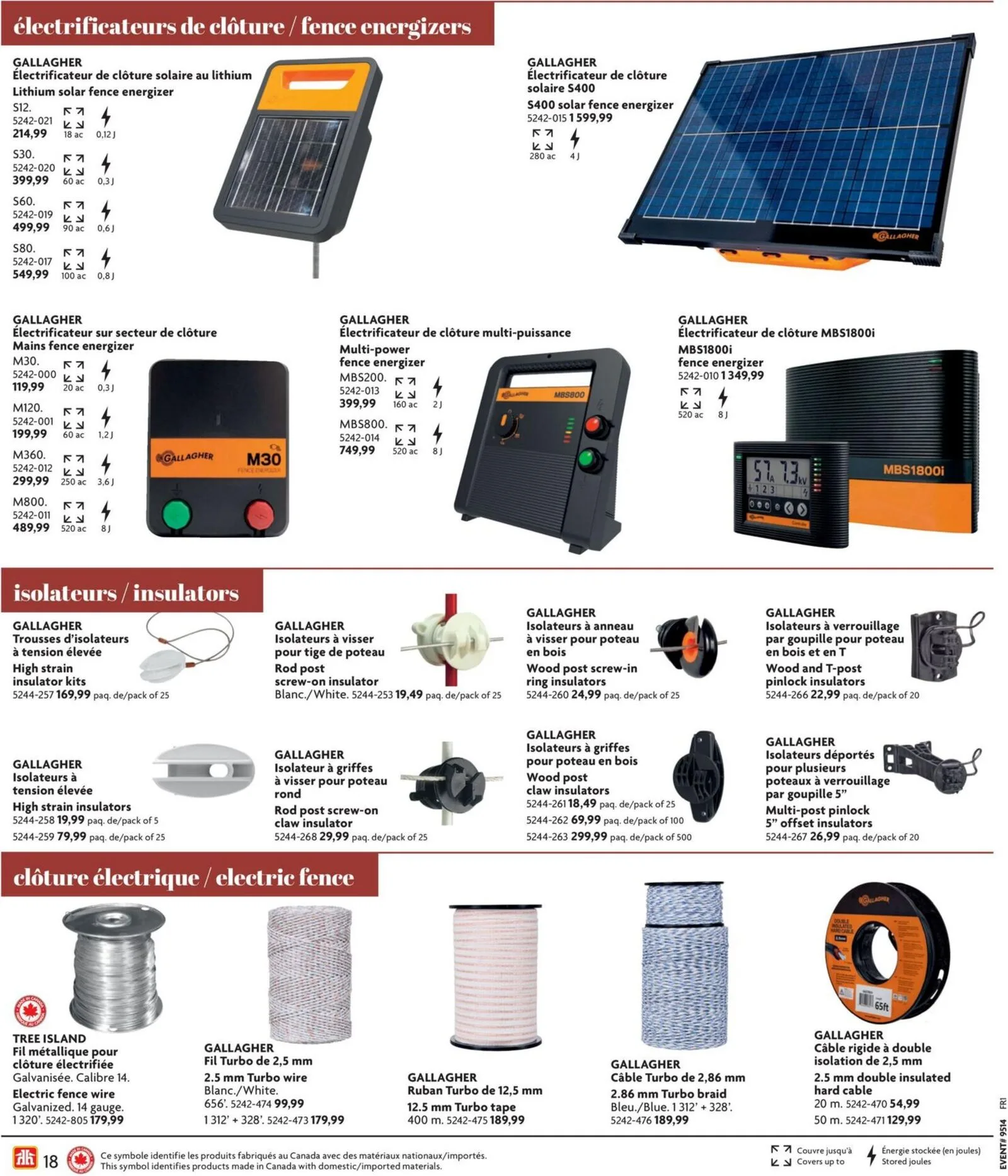 Page 18 de la Circulaire Home Hardware Vie à la ferme du 2 avril au 31 décembre 2026