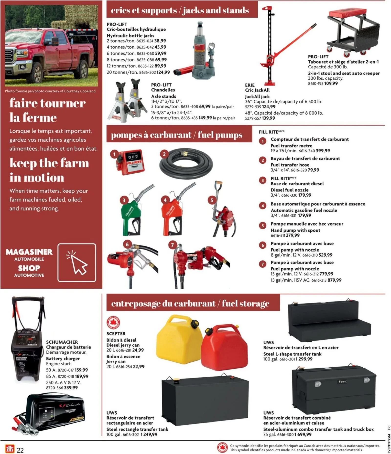 Page 22 de la Circulaire Home Hardware Vie à la ferme du 2 avril au 31 décembre 2026
