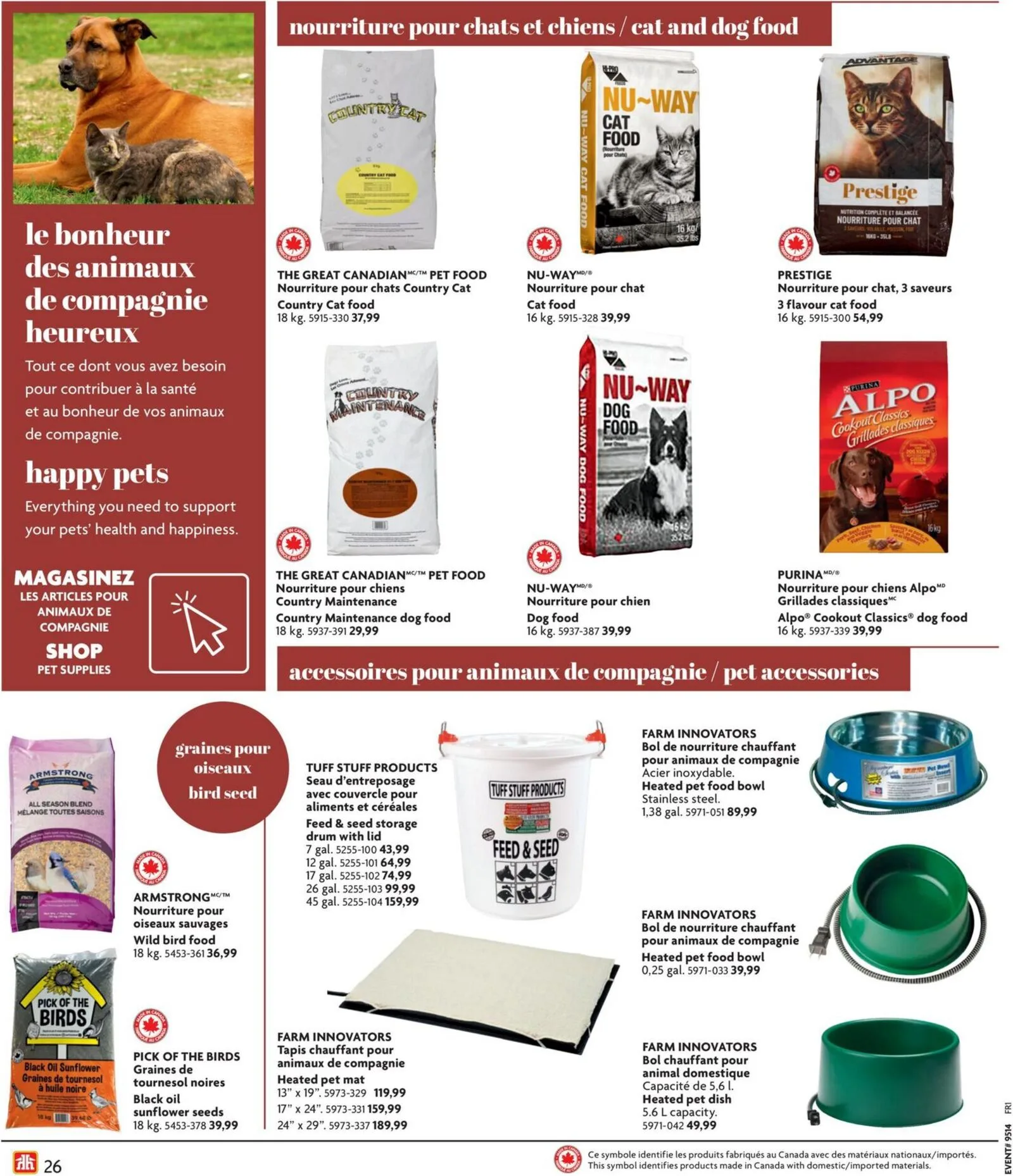 Page 26 de la Circulaire Home Hardware Vie à la ferme du 2 avril au 31 décembre 2026