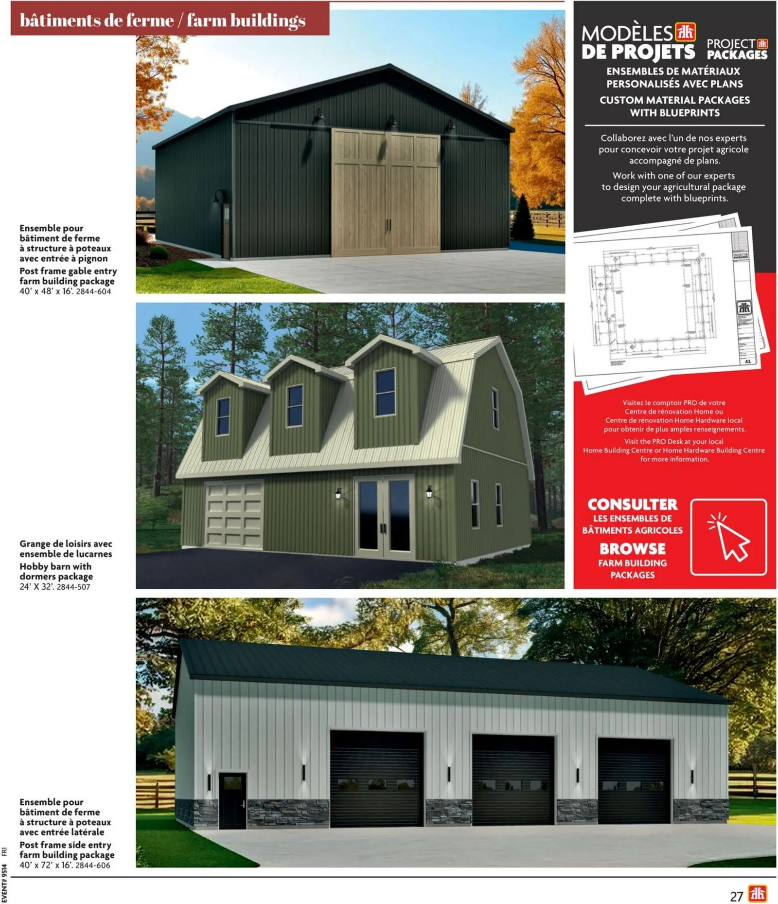 Page 27 de la Circulaire Home Hardware Vie à la ferme du 2 avril au 31 décembre 2026