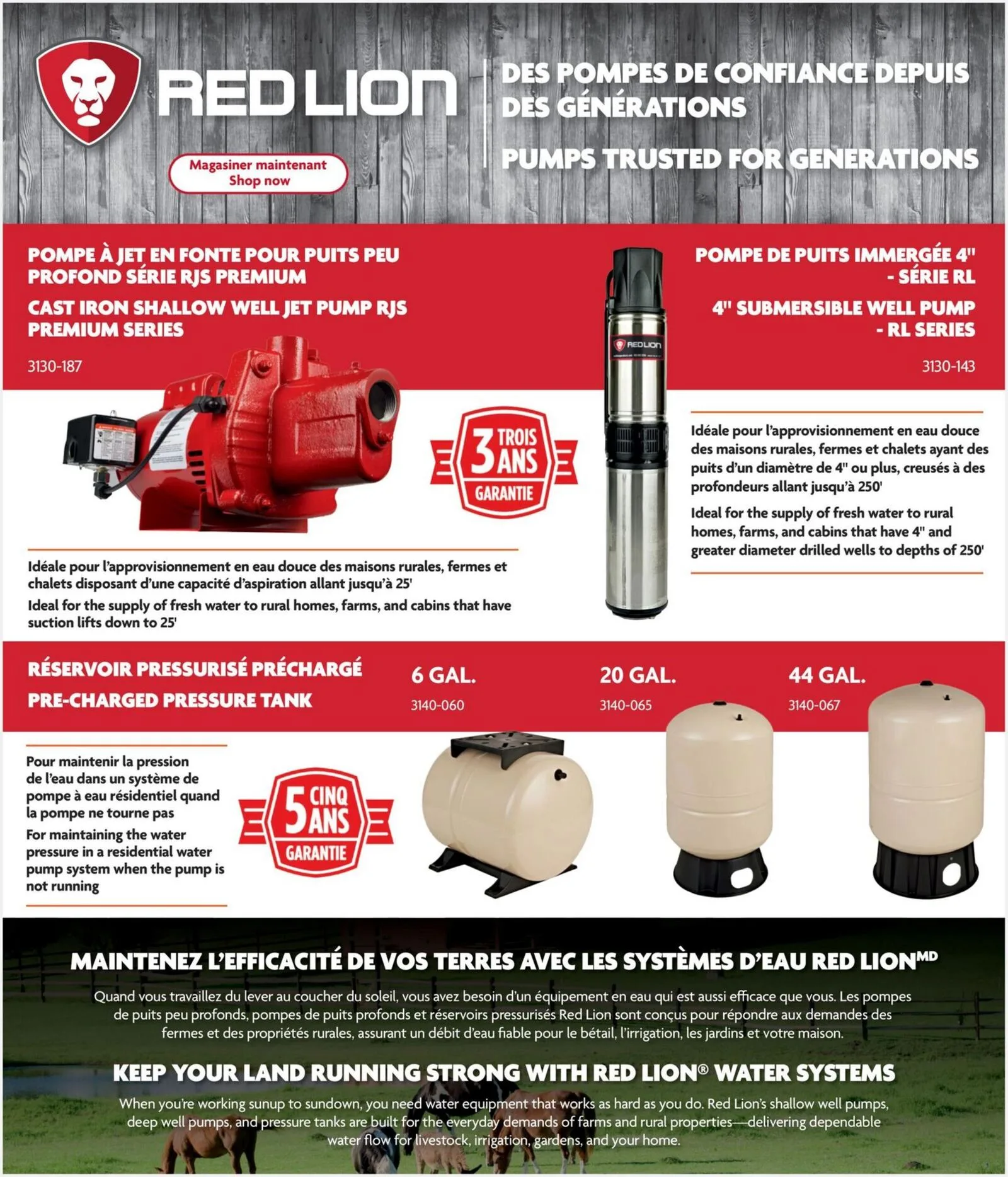 Page 29 de la Circulaire Home Hardware Vie à la ferme du 2 avril au 31 décembre 2026
