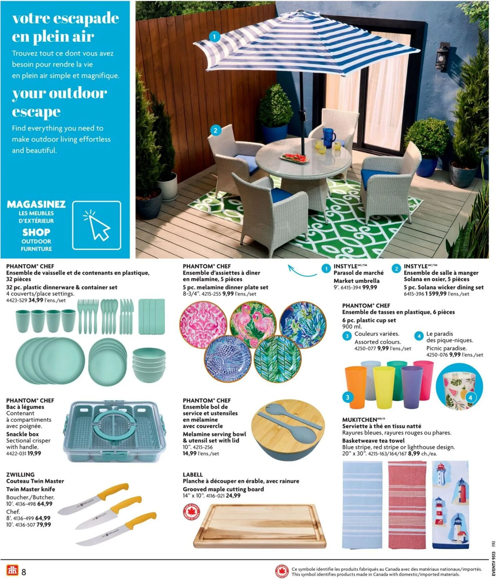 Page 9 de la Circulaire Home Hardware Vie à l&rsquo;extérieur du 26 mars au 17 juin 2026