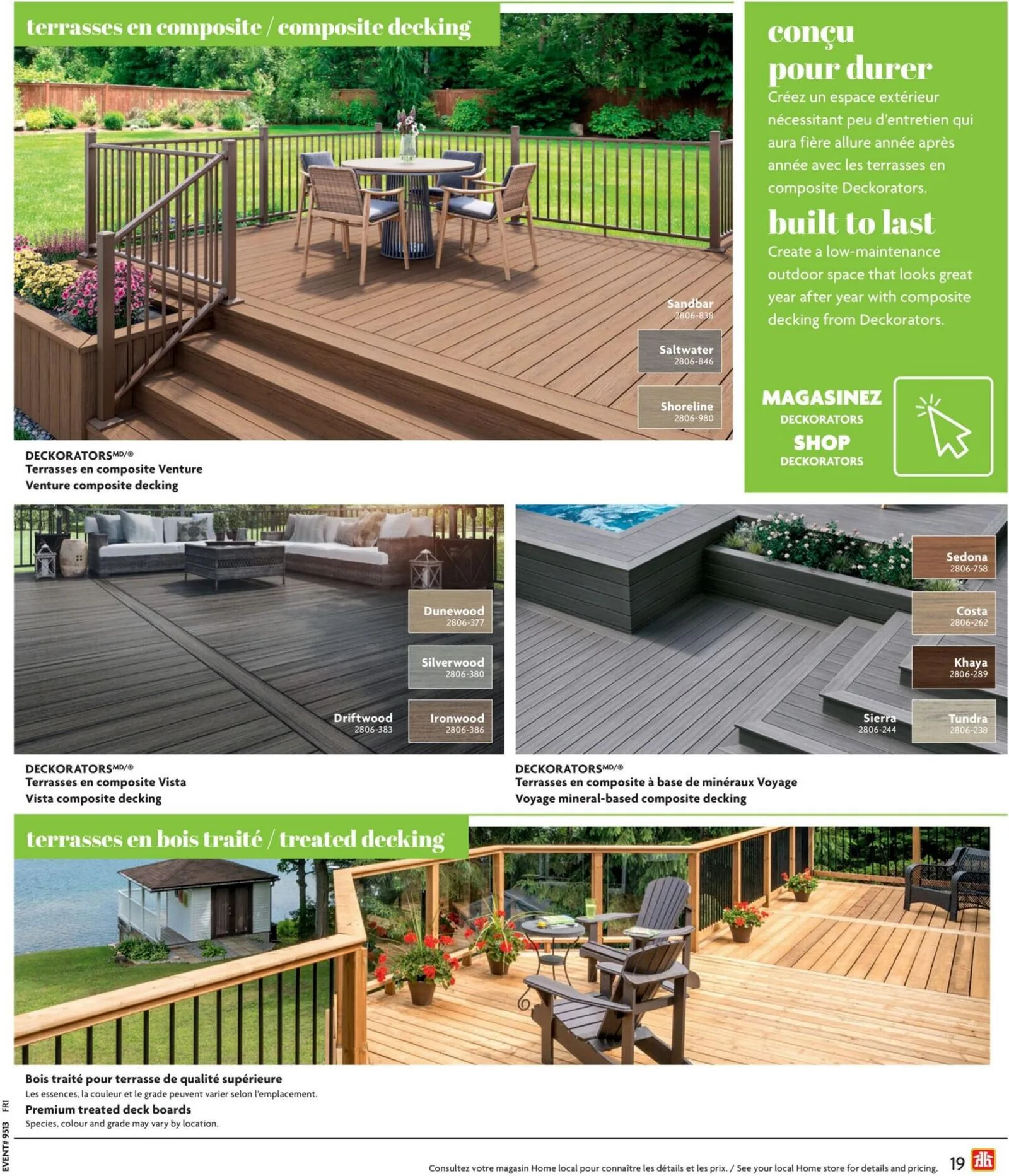 Page 20 de la Circulaire Home Hardware Vie à l&rsquo;extérieur du 26 mars au 17 juin 2026