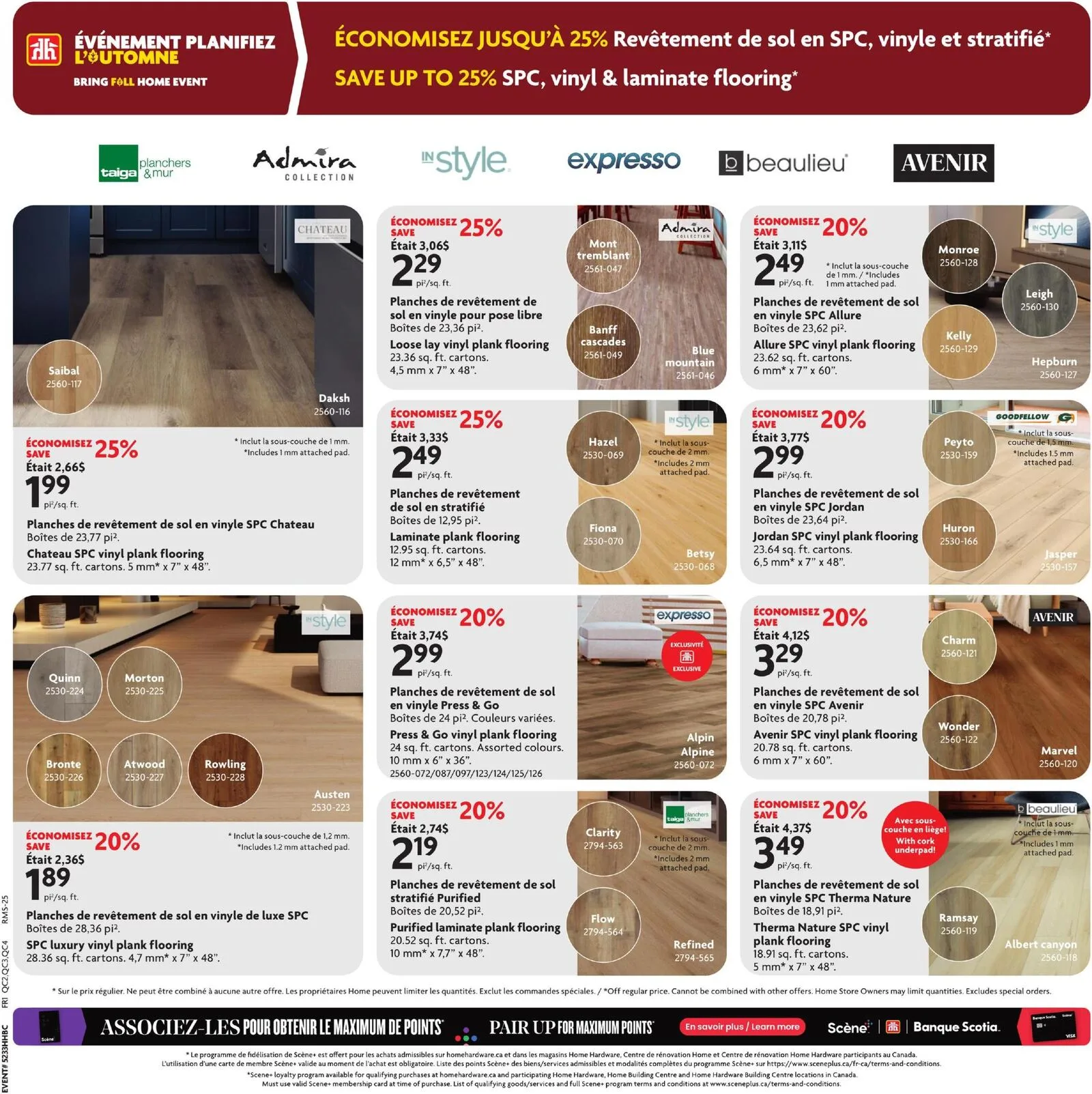 Page 3 de la Circulaire Home Hardware du 13 août au 9 septembre 2026
