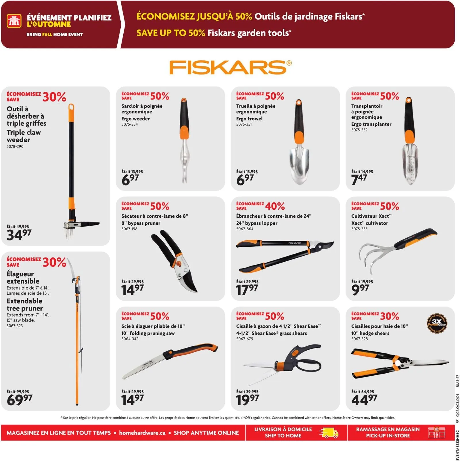 Page 4 de la Circulaire Home Hardware du 13 août au 9 septembre 2026