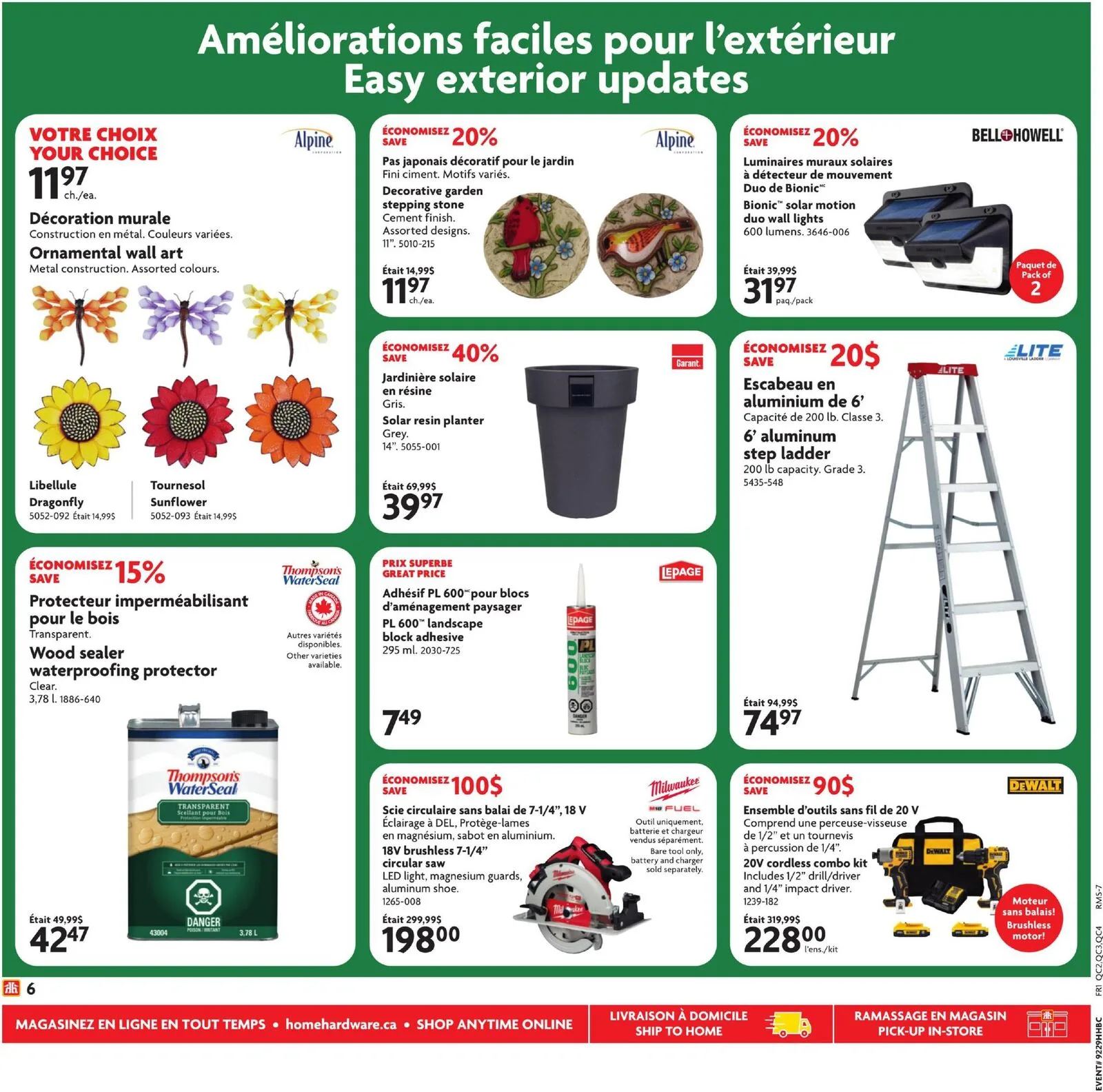 Page 9 de la Circulaire Home Hardware du 16 au 29 juillet 2026