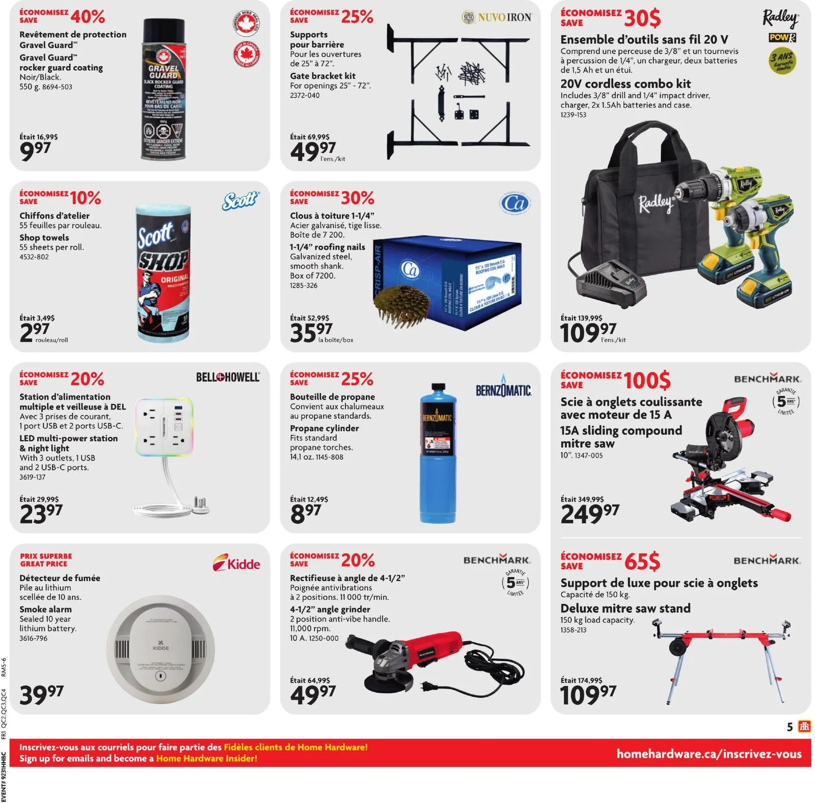 Page 6 de la Circulaire Home Hardware du 30 juillet au 12 août 2026