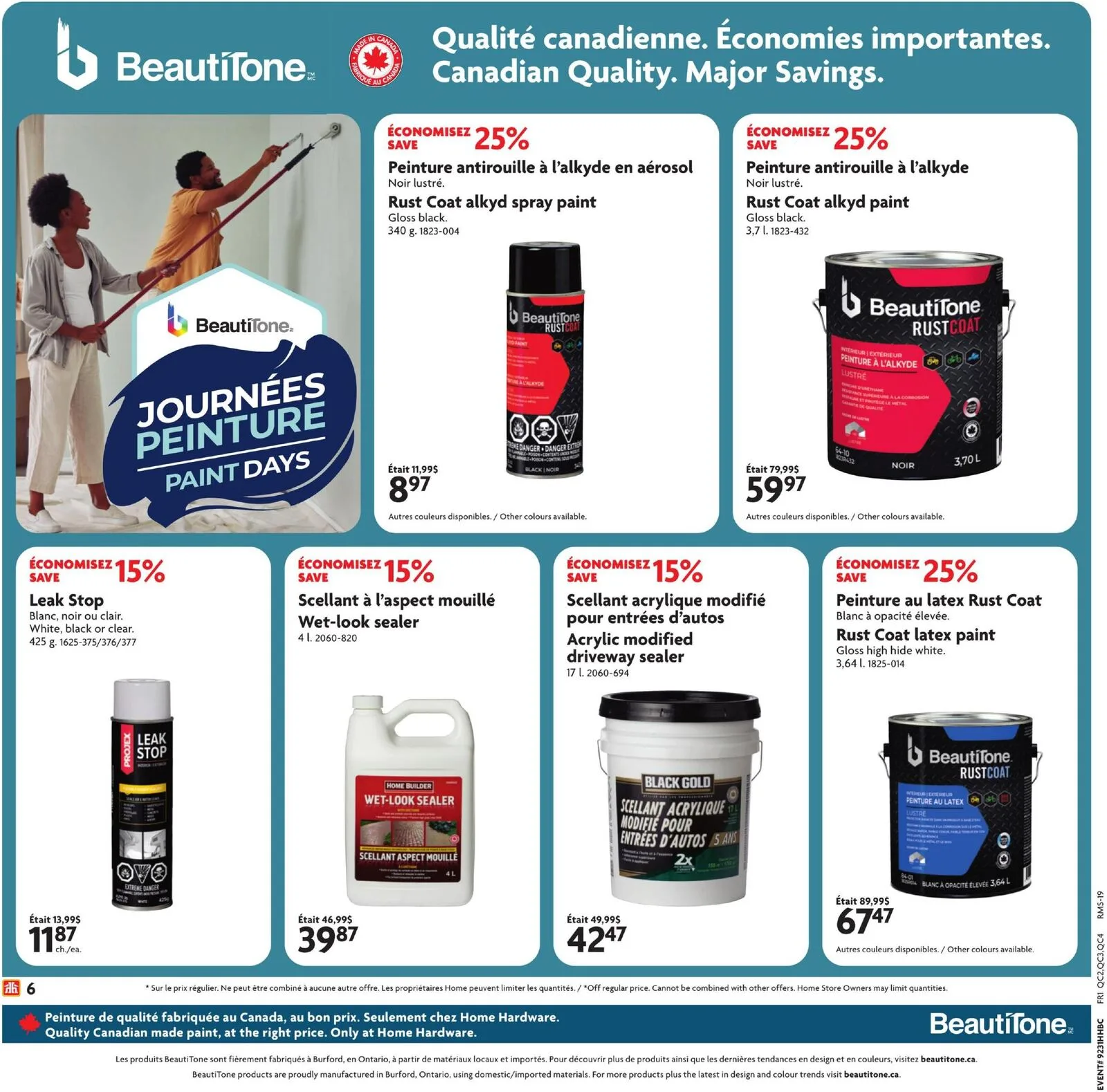 Page 7 de la Circulaire Home Hardware du 30 juillet au 12 août 2026
