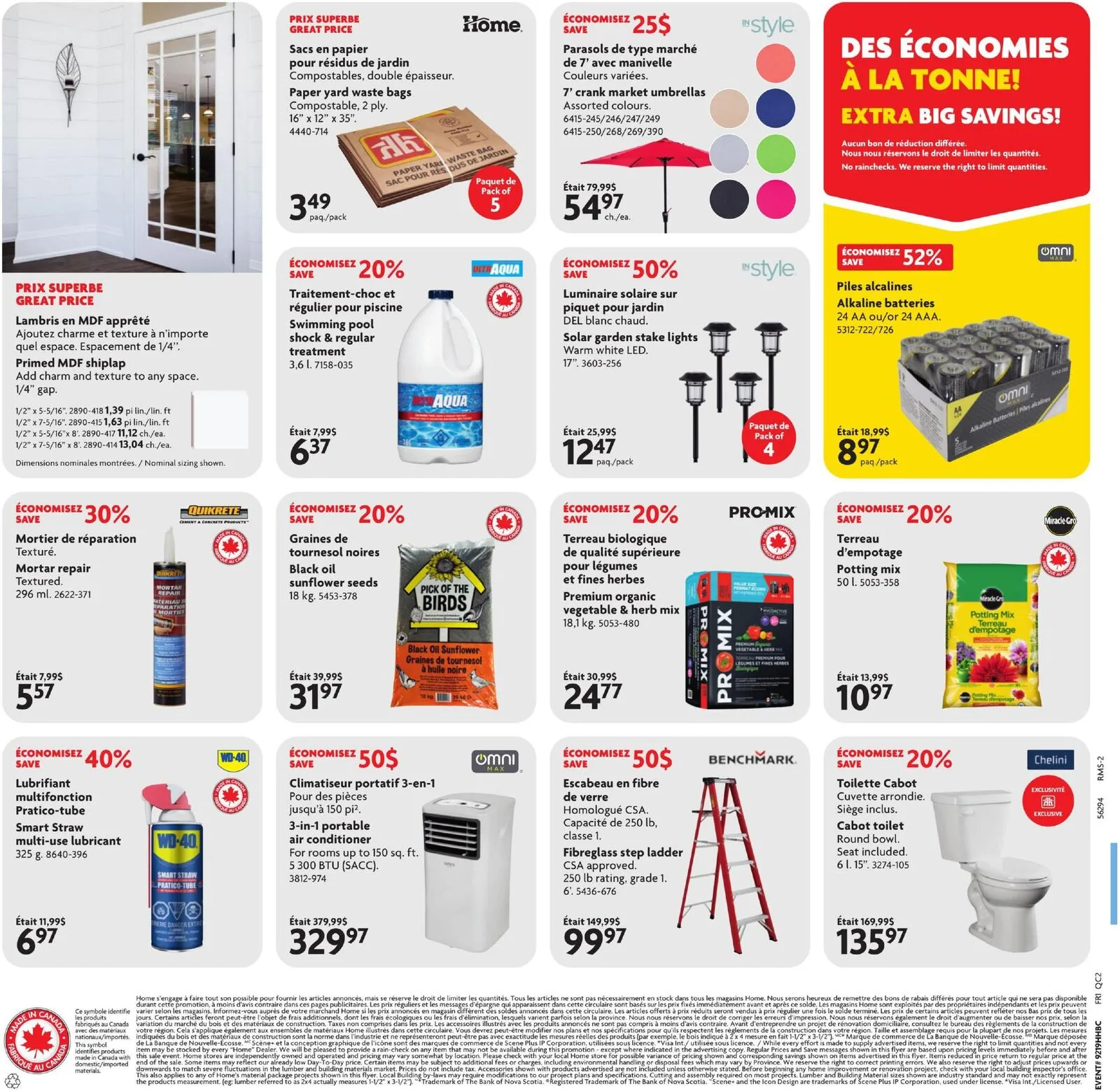 Page 2 de la Circulaire Home Hardware du 7 au 20 mai 2026