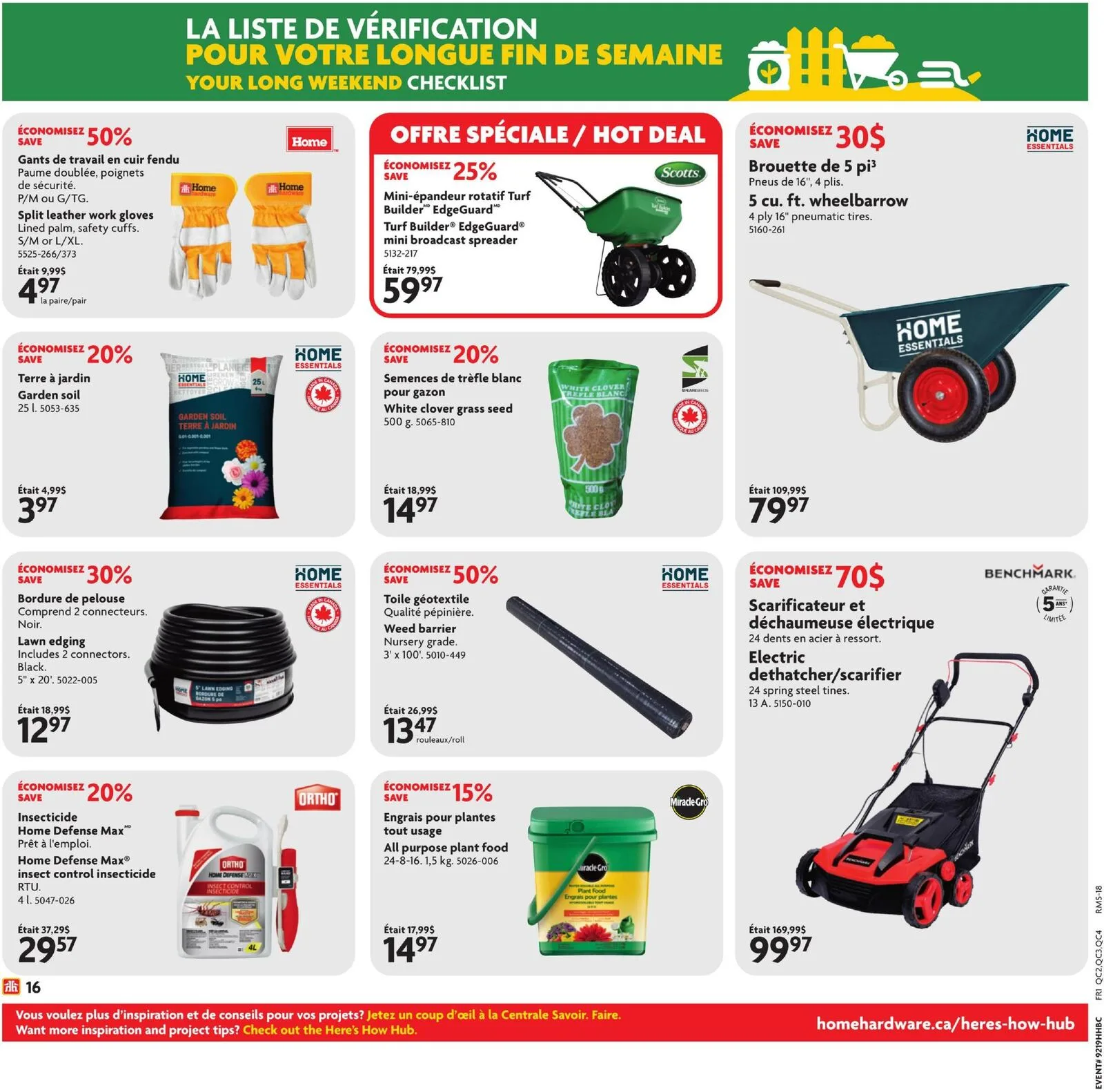 Page 17 de la Circulaire Home Hardware du 7 au 20 mai 2026