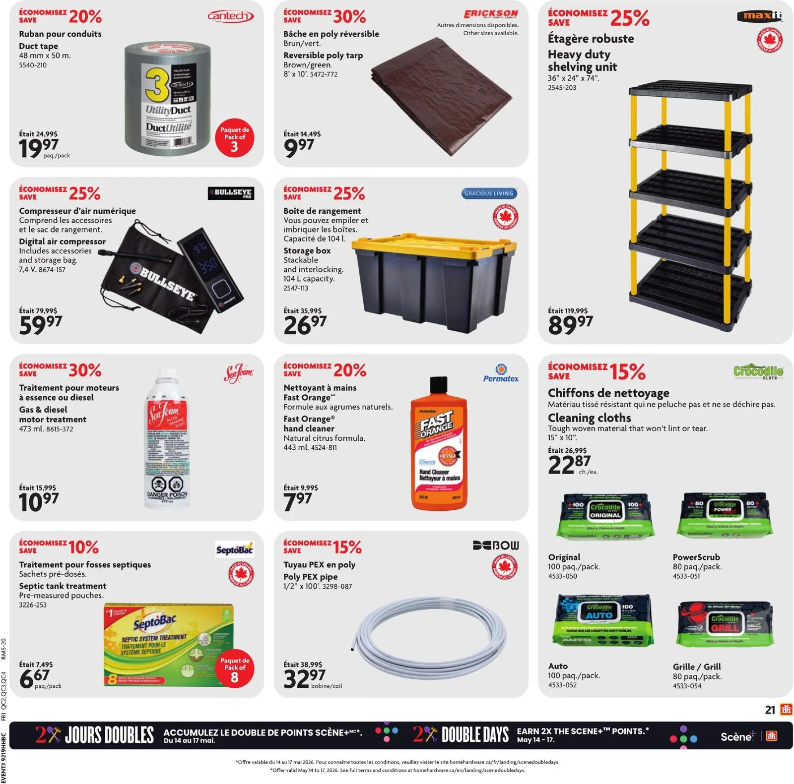Page 22 de la Circulaire Home Hardware du 7 au 20 mai 2026