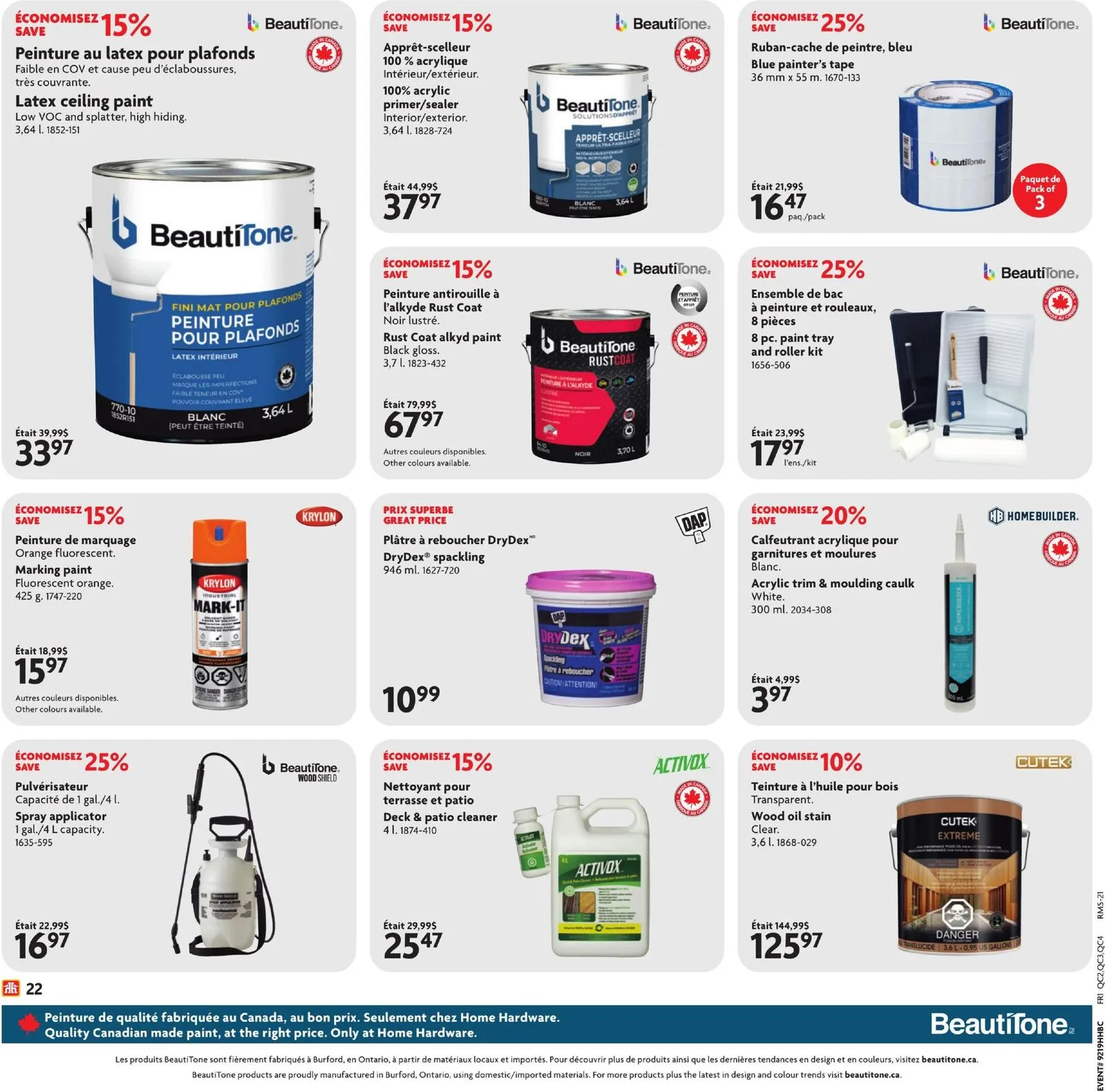 Page 23 de la Circulaire Home Hardware du 7 au 20 mai 2026