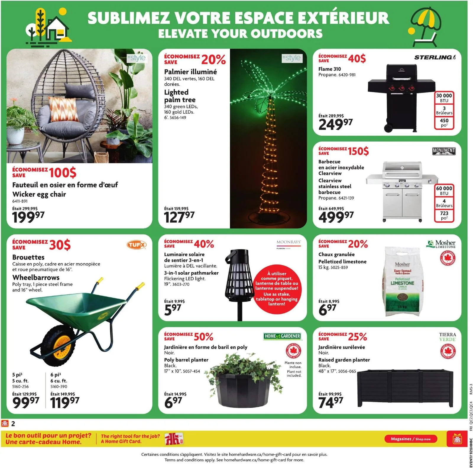 Page 3 de la Circulaire Home Hardware du 9 au 22 avril 2026