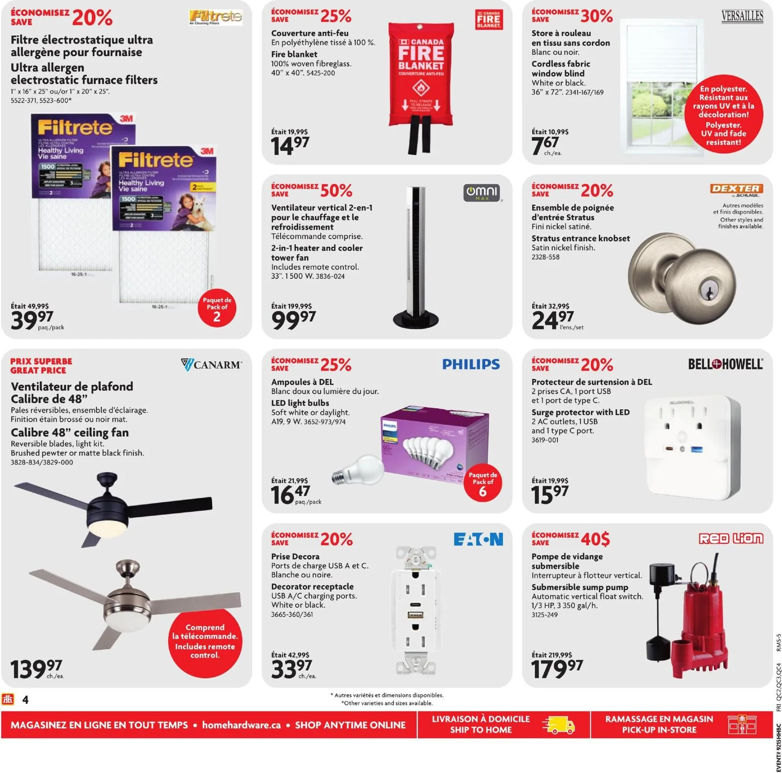 Page 5 de la Circulaire Home Hardware du 9 au 22 avril 2026