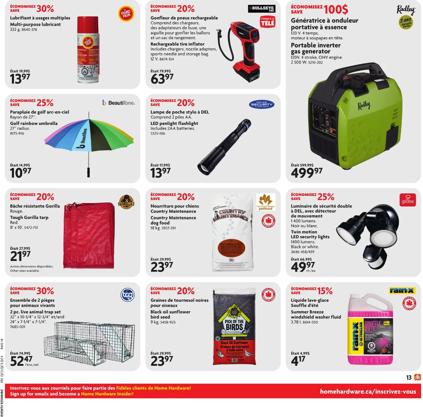Page 14 de la Circulaire Home Hardware du 9 au 22 avril 2026