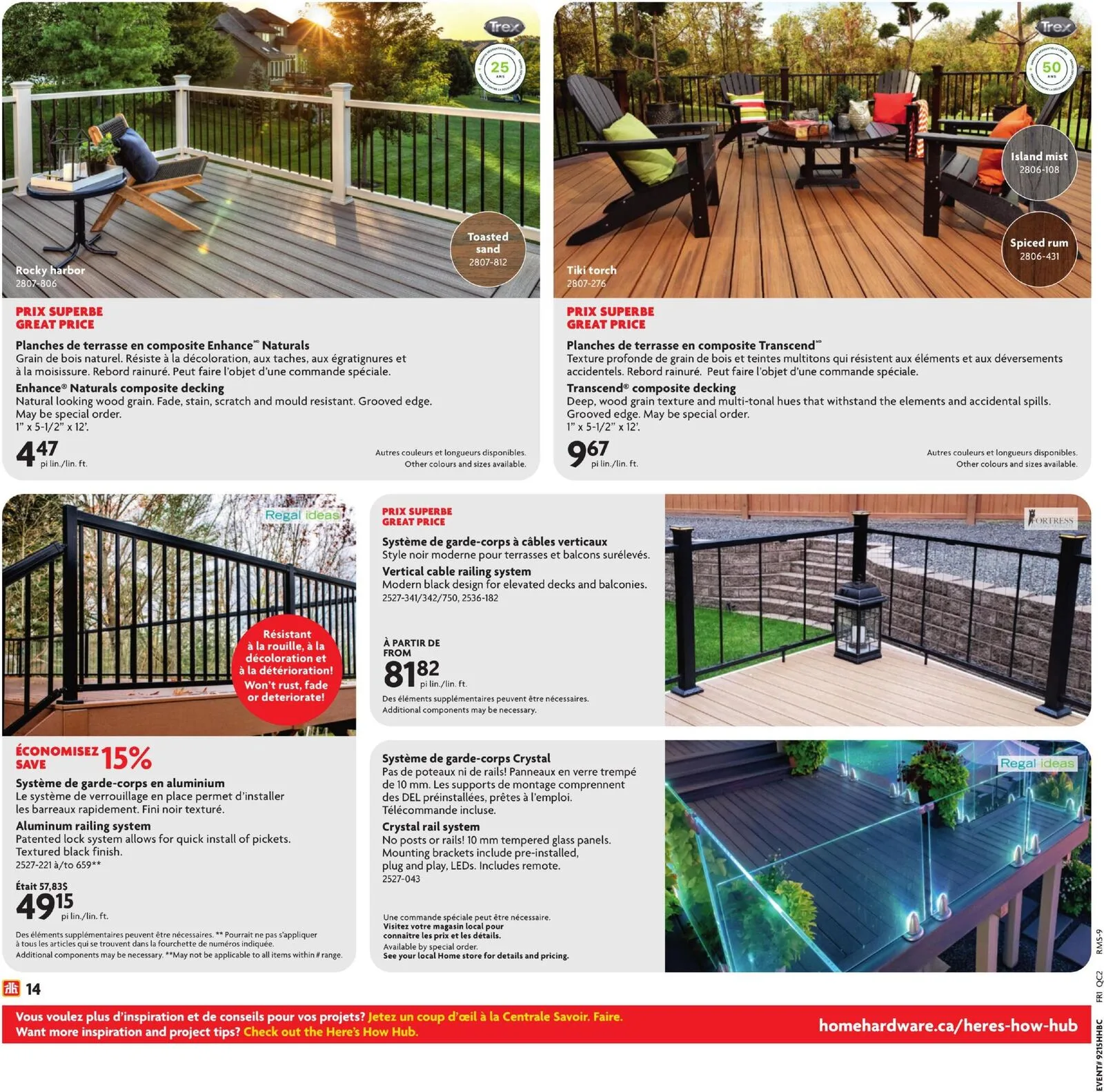 Page 15 de la Circulaire Home Hardware du 9 au 22 avril 2026