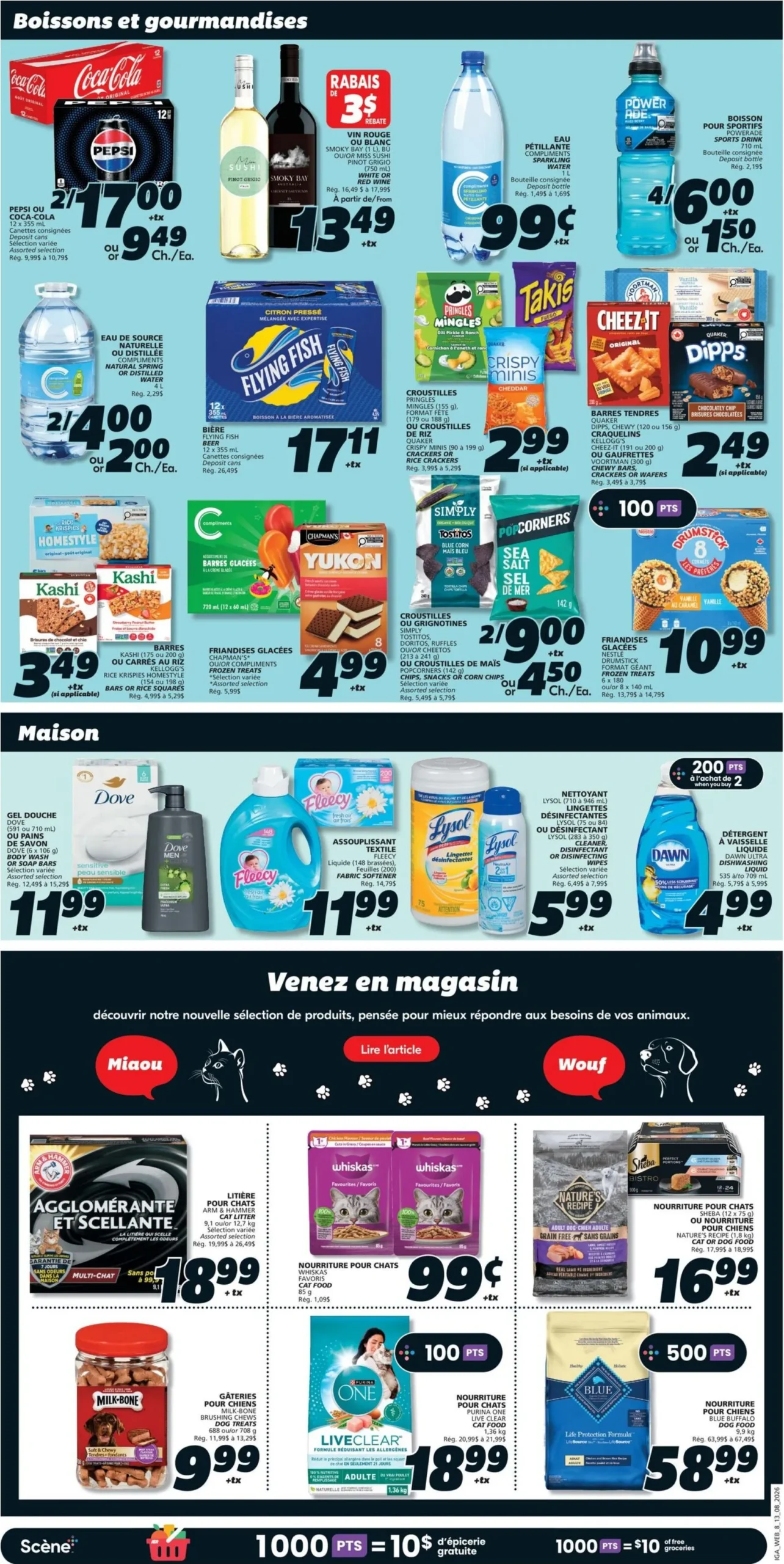 Page 13 de la Circulaire IGA du 13 au 19 août 2026