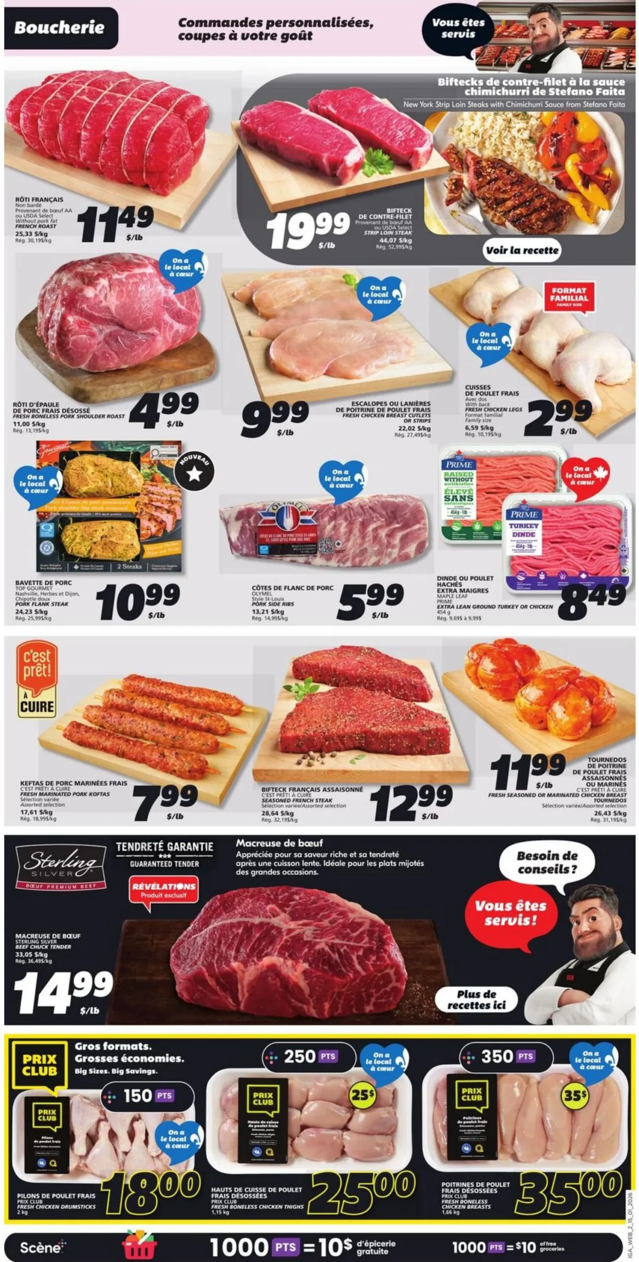 Page 4 de la Circulaire IGA du 15 au 21 janvier 2026