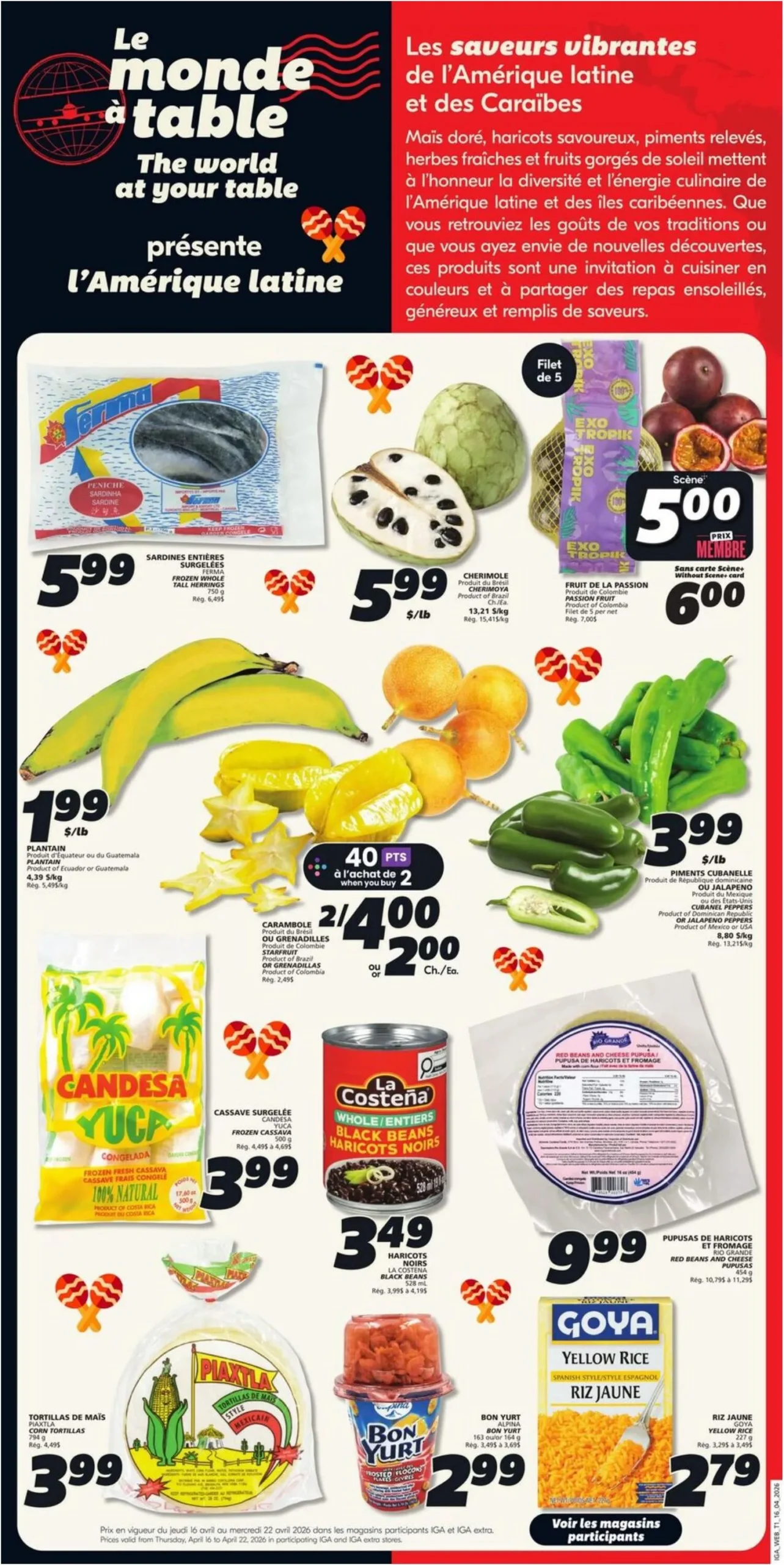 Page 16 de la Circulaire IGA du 16 au 22 avril 2026