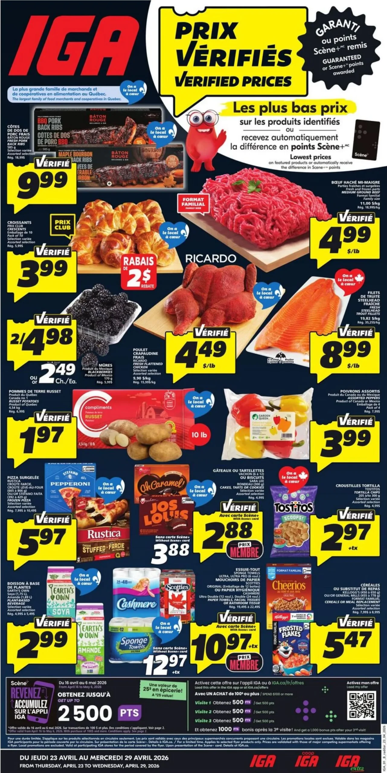 Page 1 de la Circulaire IGA du 23 au 29 avril 2026