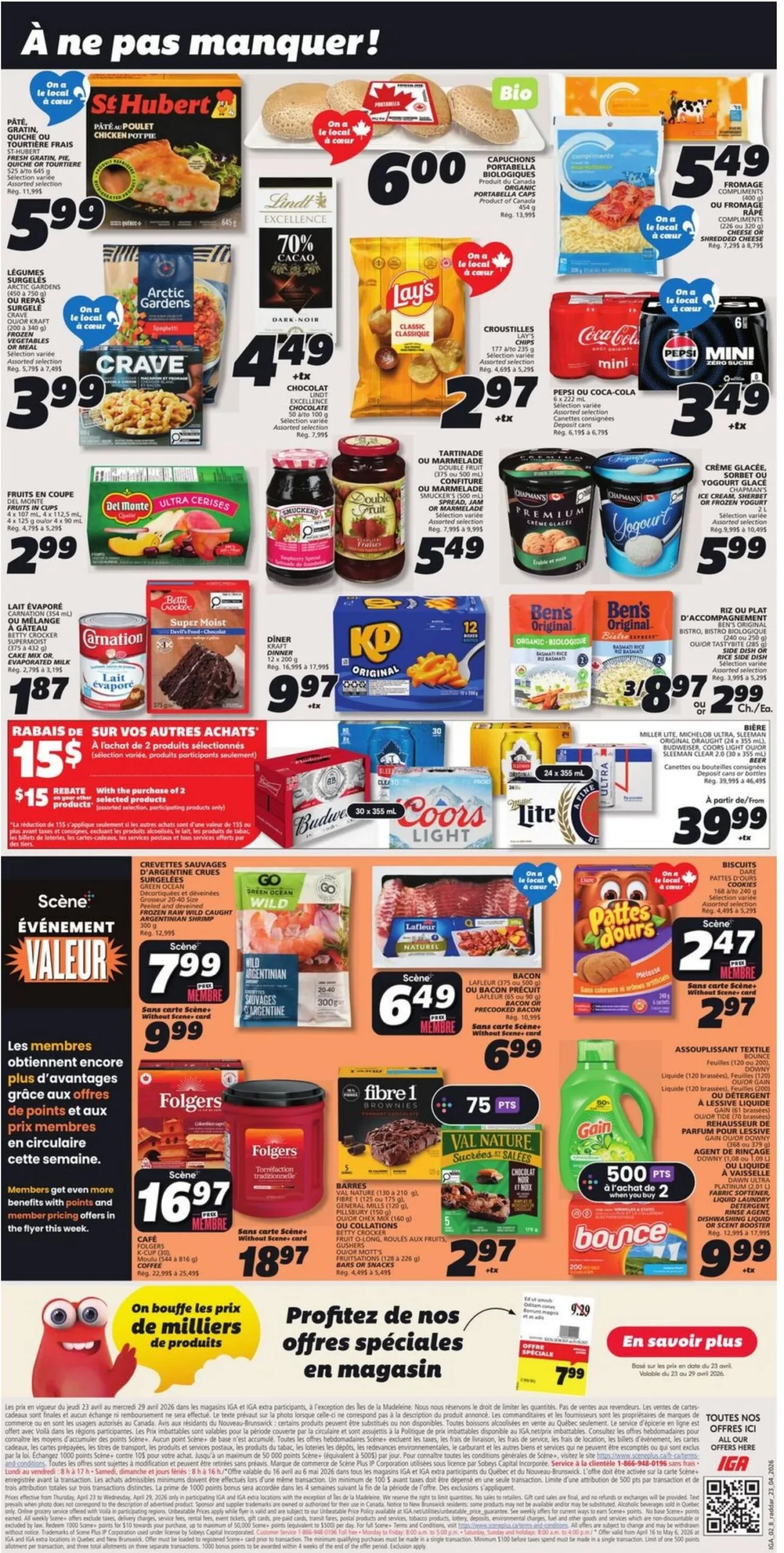 Page 2 de la Circulaire IGA du 23 au 29 avril 2026