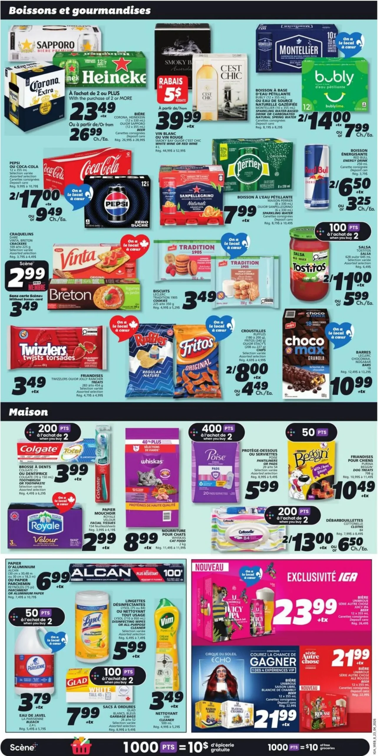 Page 12 de la Circulaire IGA du 23 au 29 avril 2026