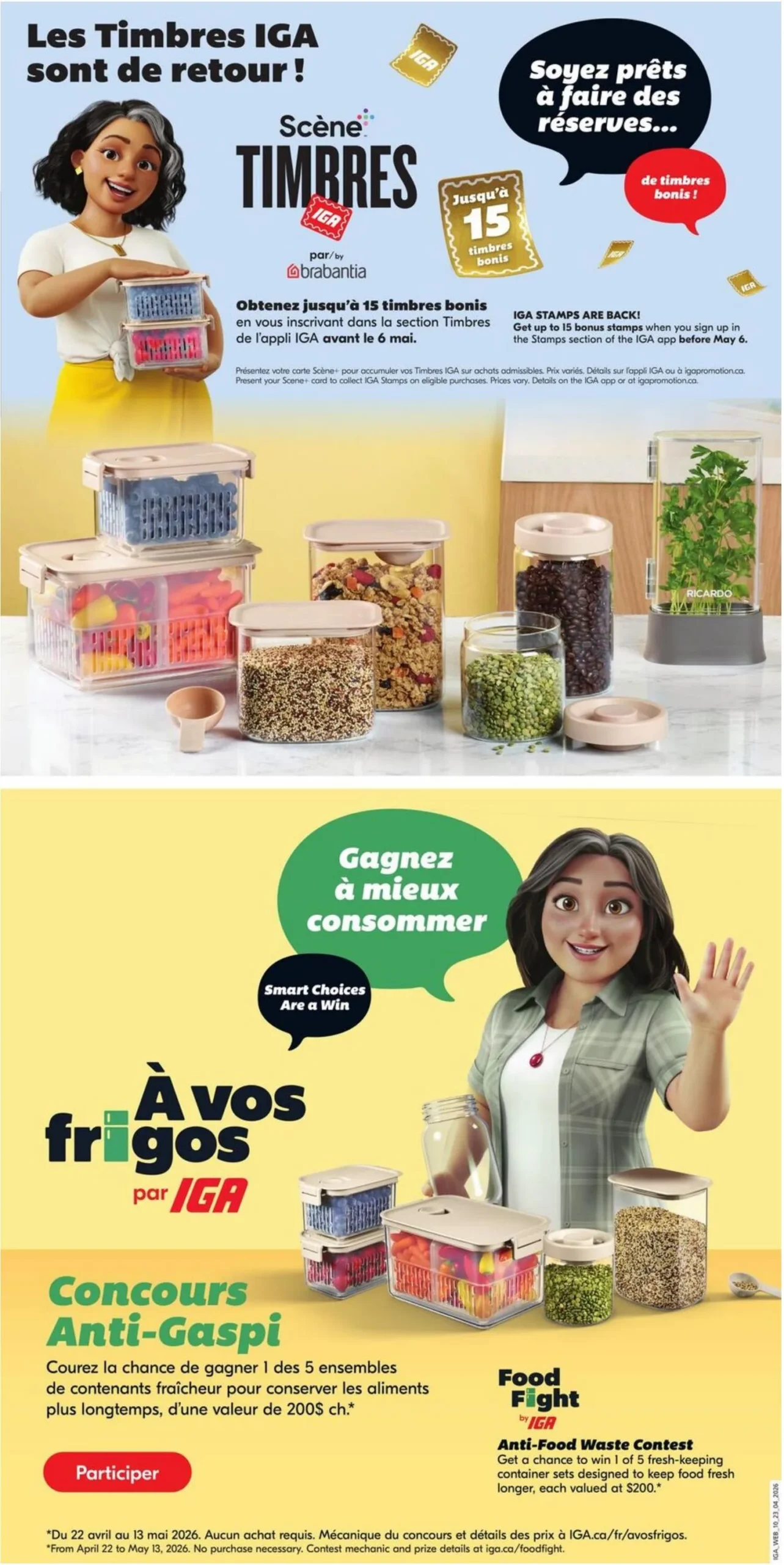 Page 14 de la Circulaire IGA du 23 au 29 avril 2026