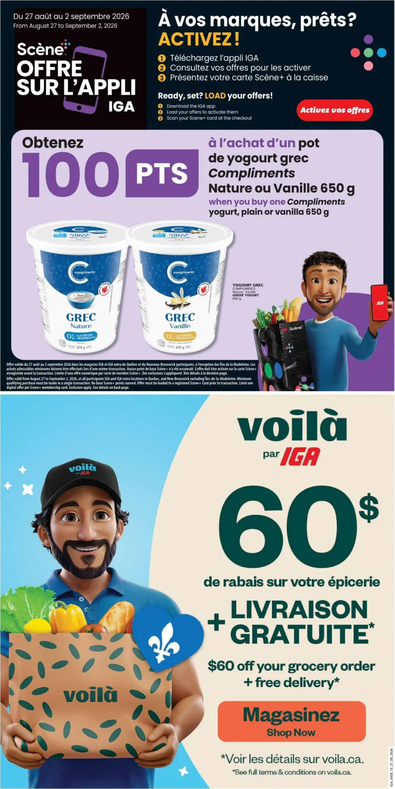 Page 16 de la Circulaire IGA du 27 août au 2 septembre 2026