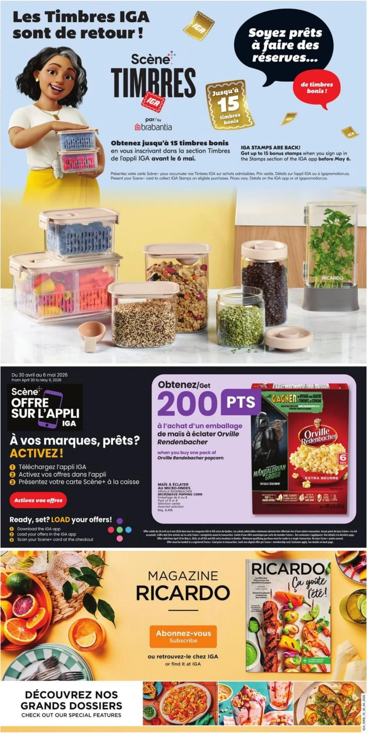 Page 16 de la Circulaire IGA du 30 avril au 06 mai 2026