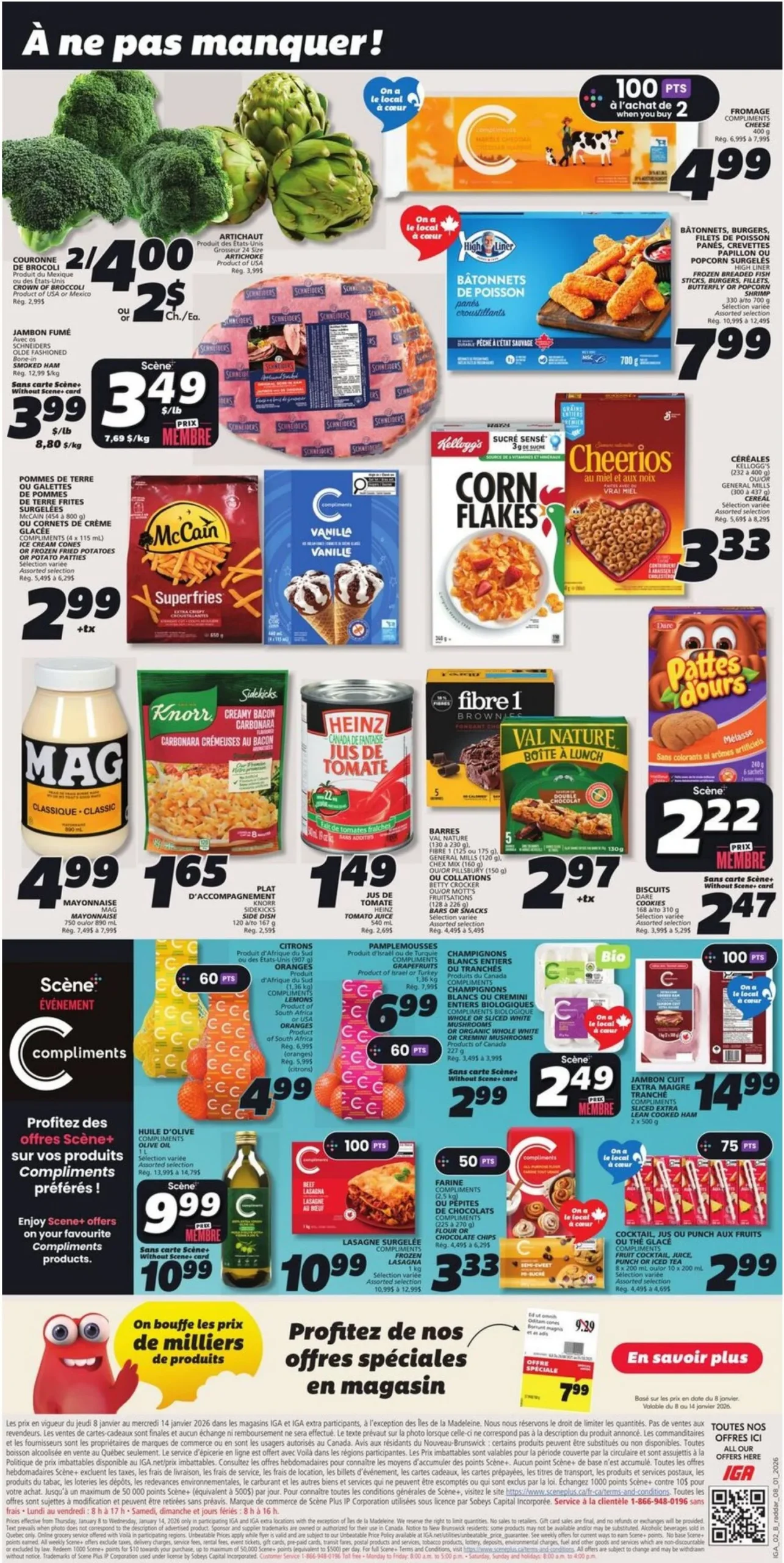 Page 2 de la Circulaire IGA du 8 au 14 janvier 2026