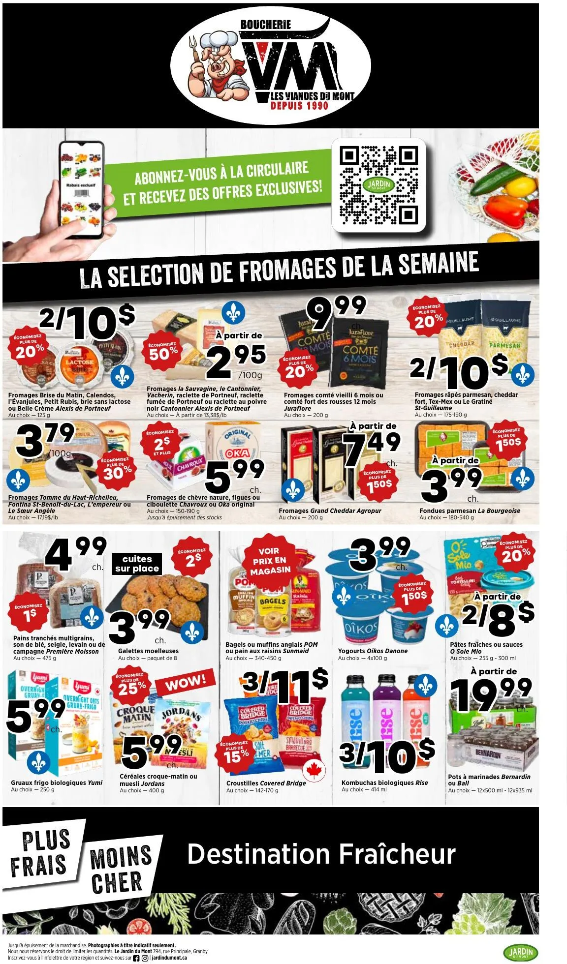 Page 3 de la Circulaire Jardin du Mont du 10 au 16 septembre 2026