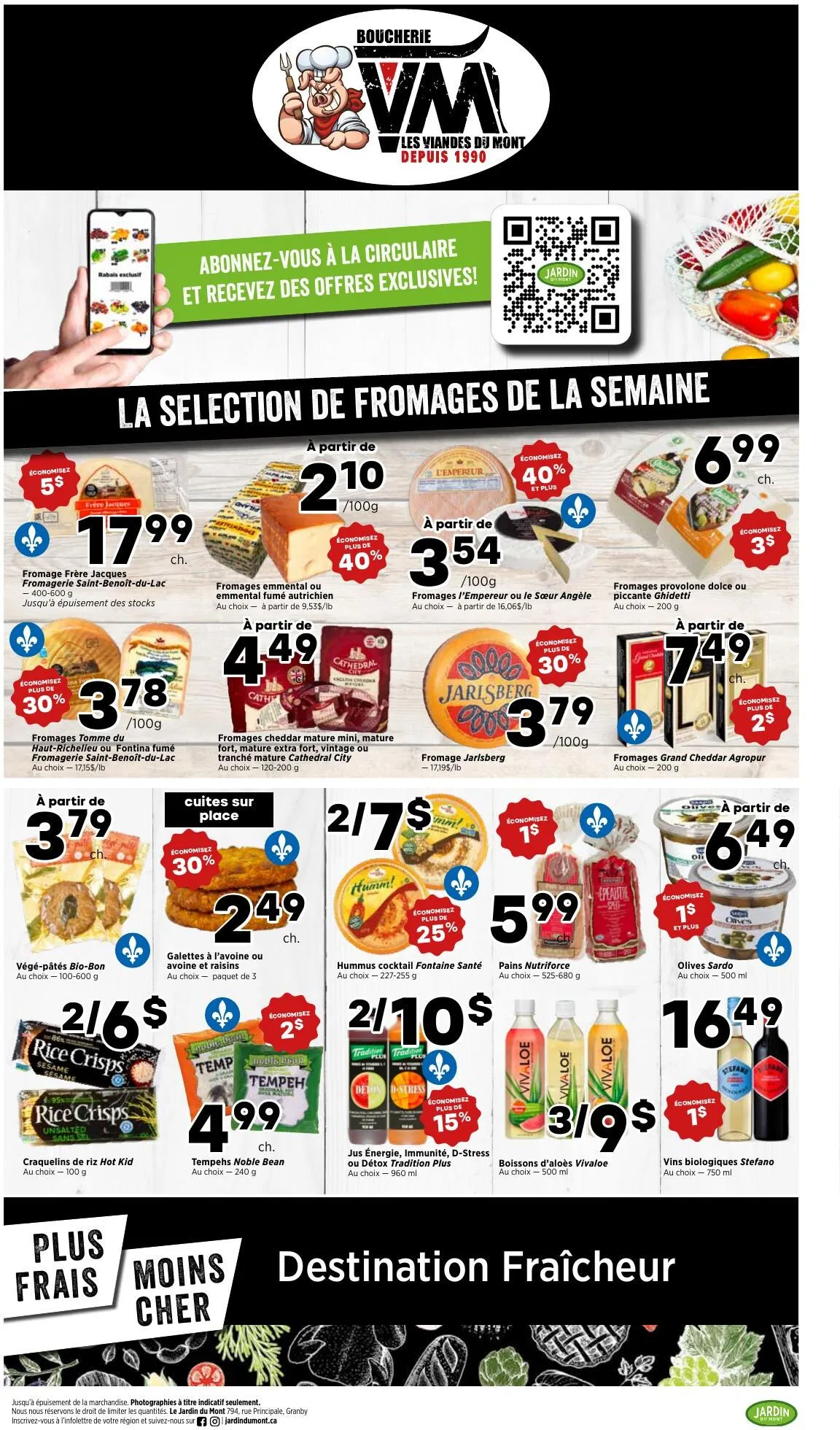 Page 3 de la Circulaire Jardin du Mont du 16 au 22 avril 2026