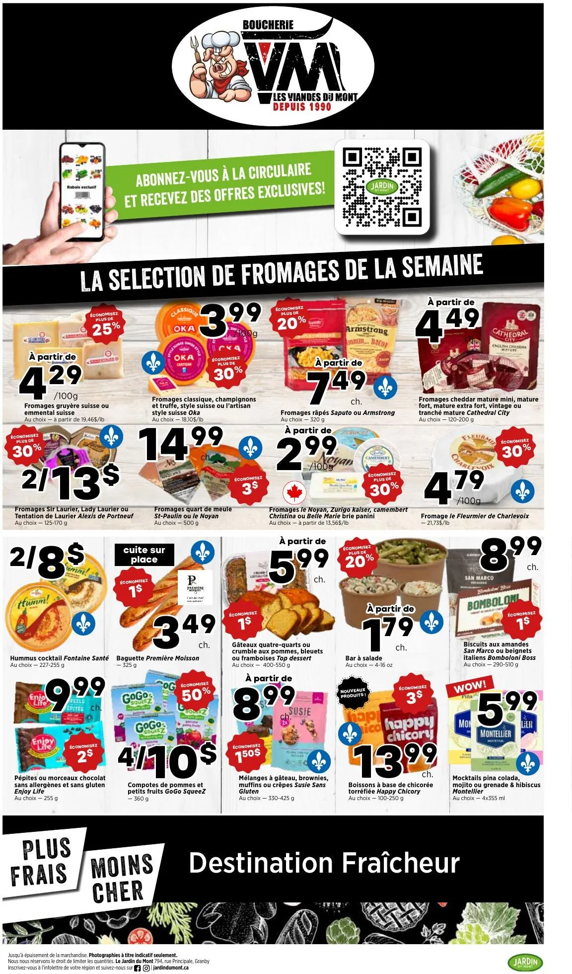 Page 3 de la Circulaire Jardin du Mont du 17 au 23 septembre 2026