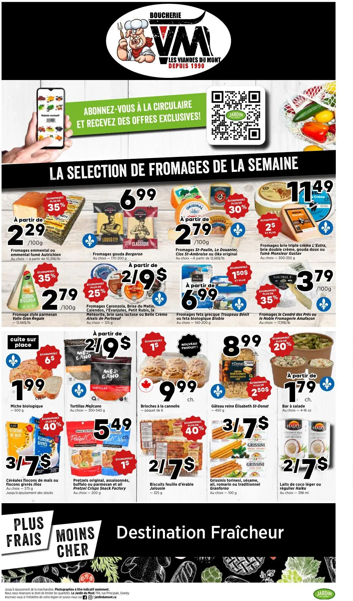 Page 3 de la Circulaire Jardin du Mont du 6 au 12 août 2026
